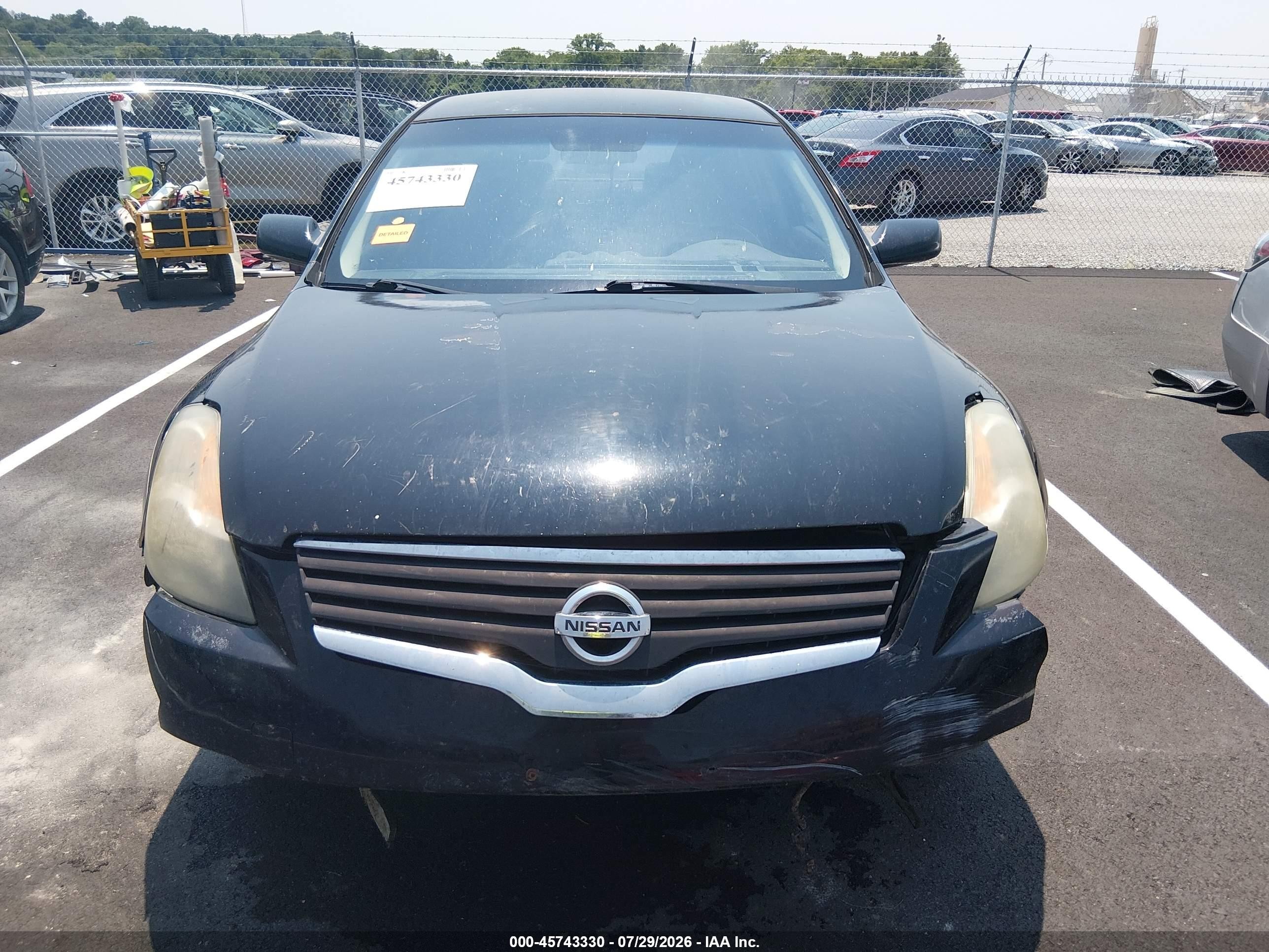 2009 Nissan Altima 2.5 S Black vin: 1N4AL21E99N460569