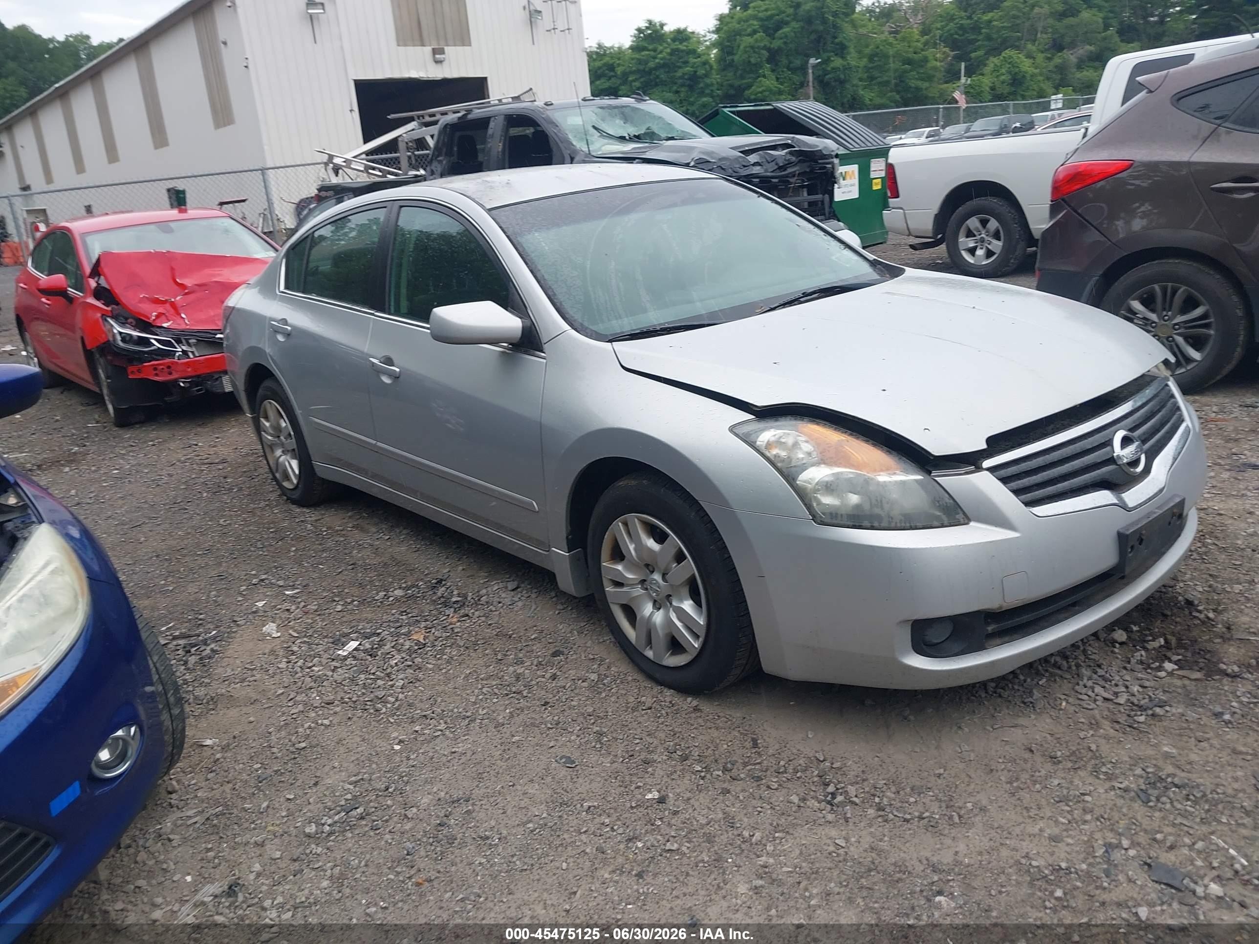 2009 Nissan Altima 2.5 S Серебряный vin: 1N4AL21E99N470552