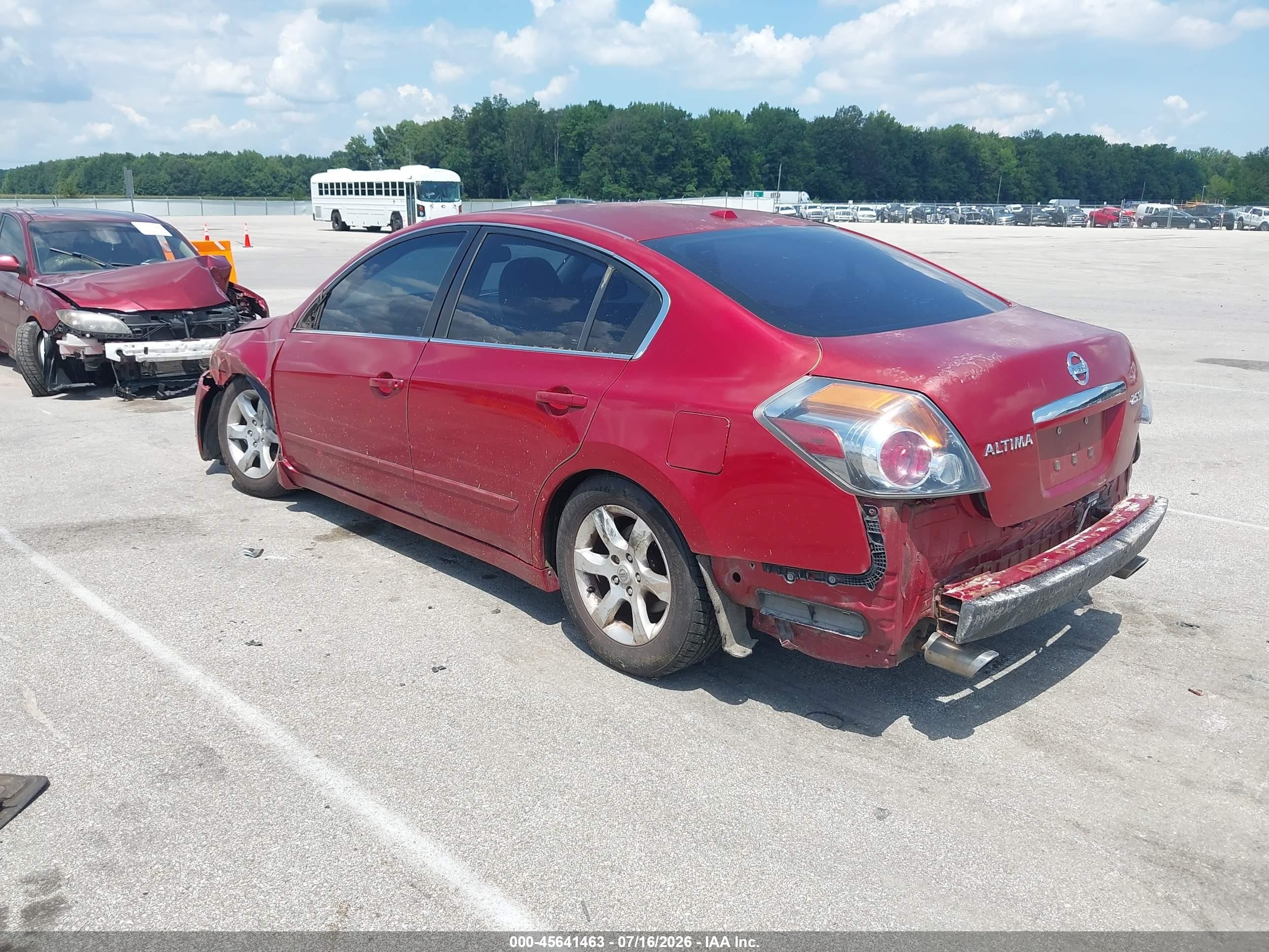 2009 Nissan Altima 2.5 S Red vin: 1N4AL21E99N498559