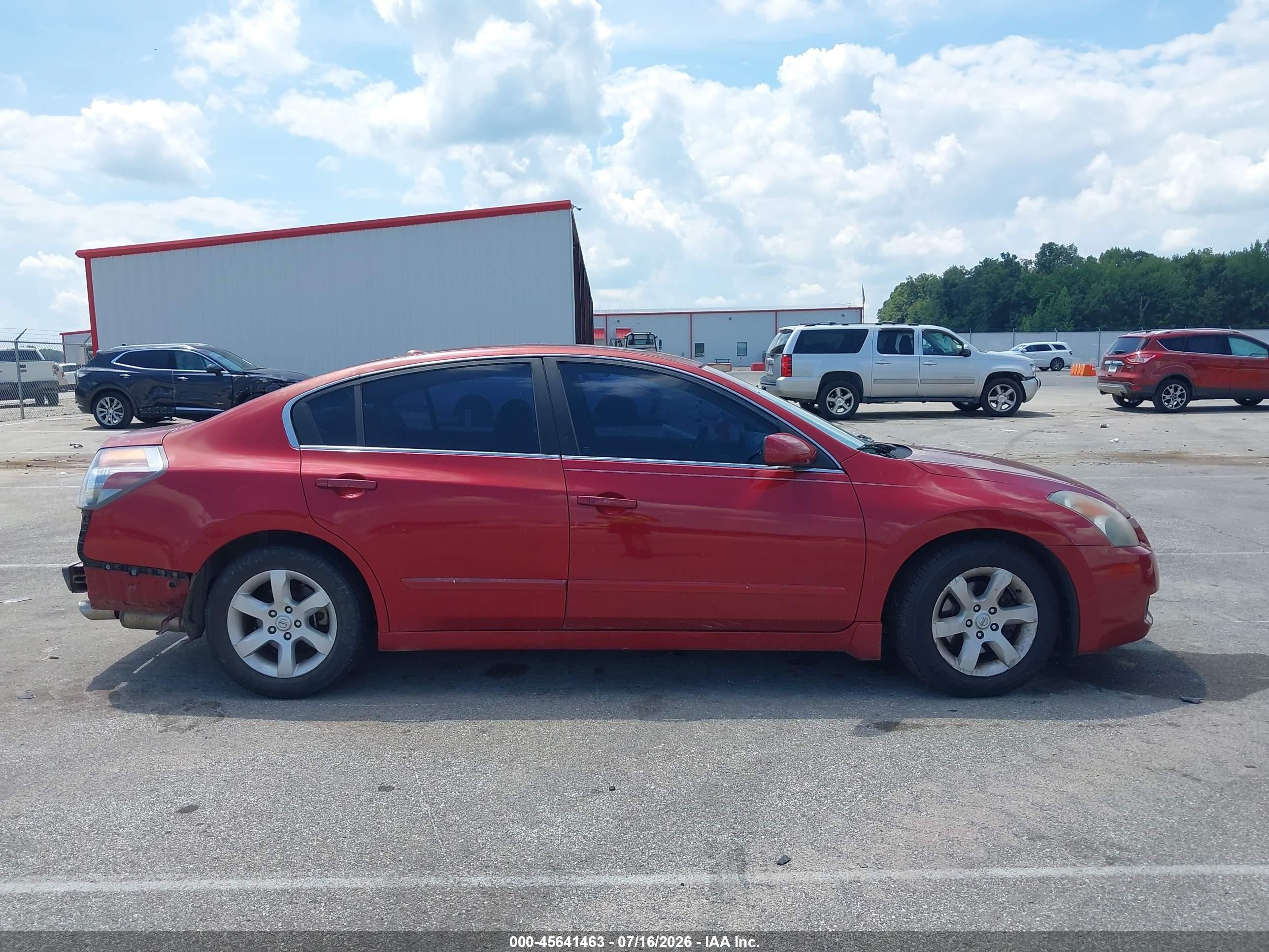 2009 Nissan Altima 2.5 S Red vin: 1N4AL21E99N498559