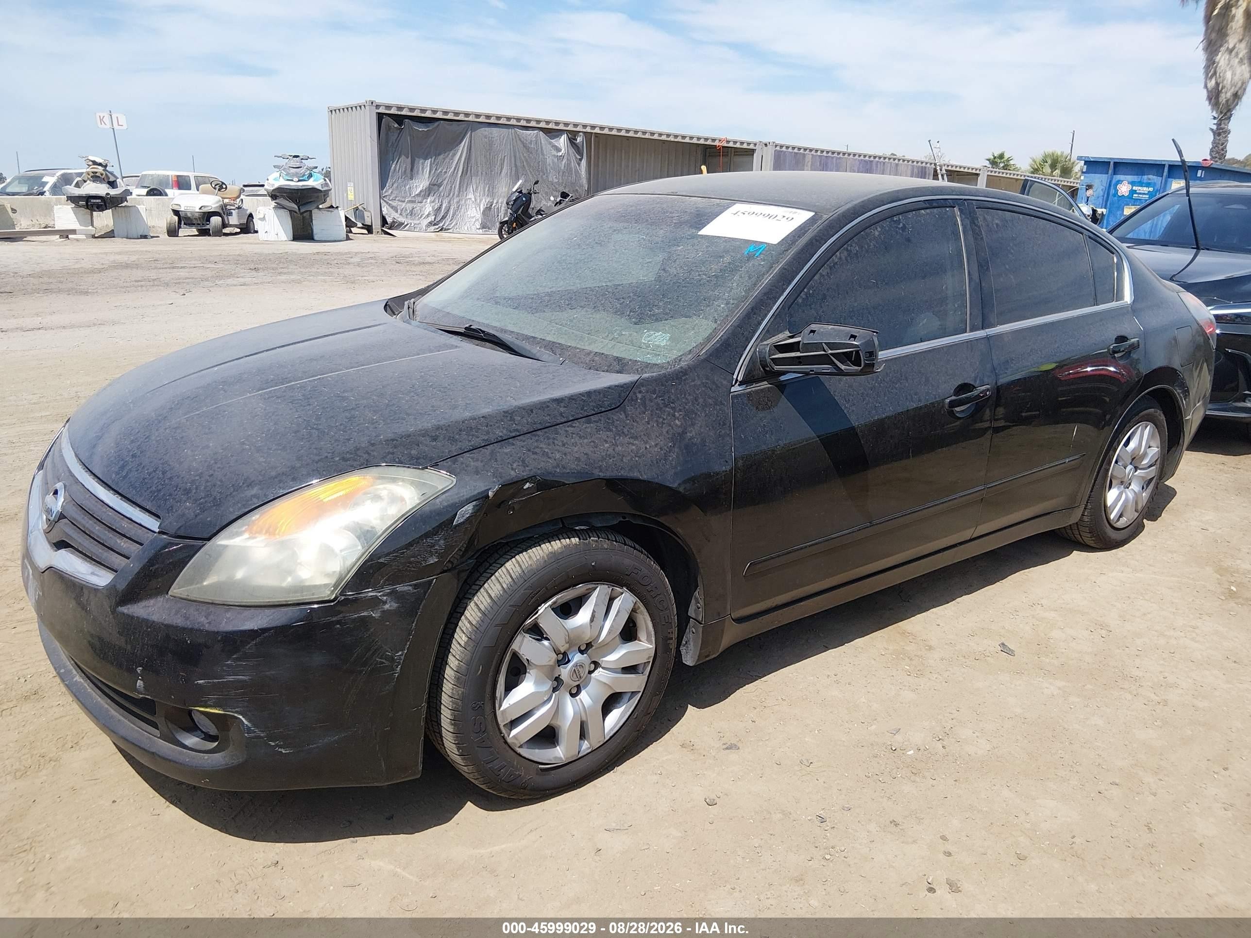 2009 Nissan Altima 2.5 Black vin: 1N4AL21E99N521340