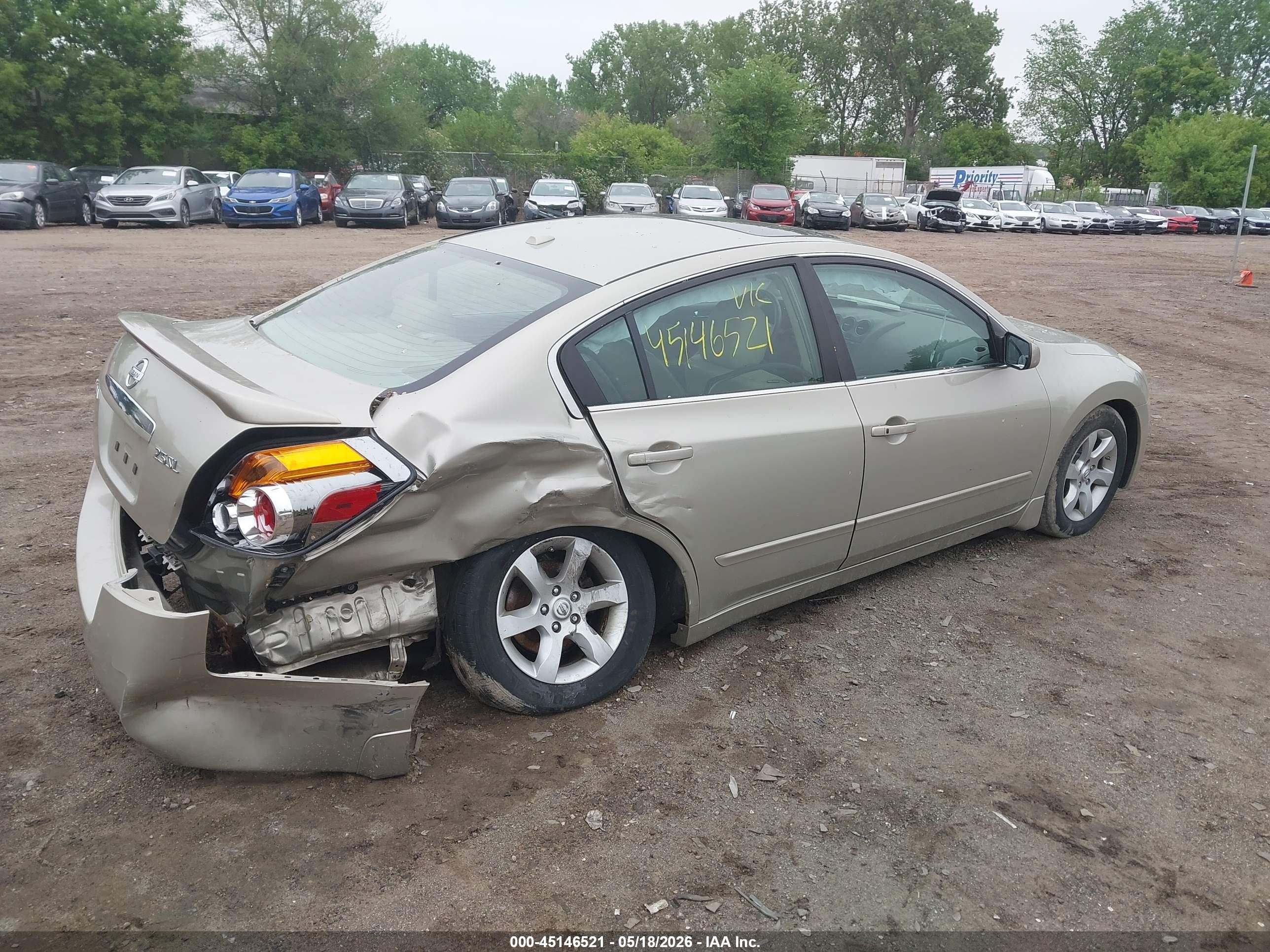 2009 Nissan Altima 2.5 S Beige vin: 1N4AL21E99N522956