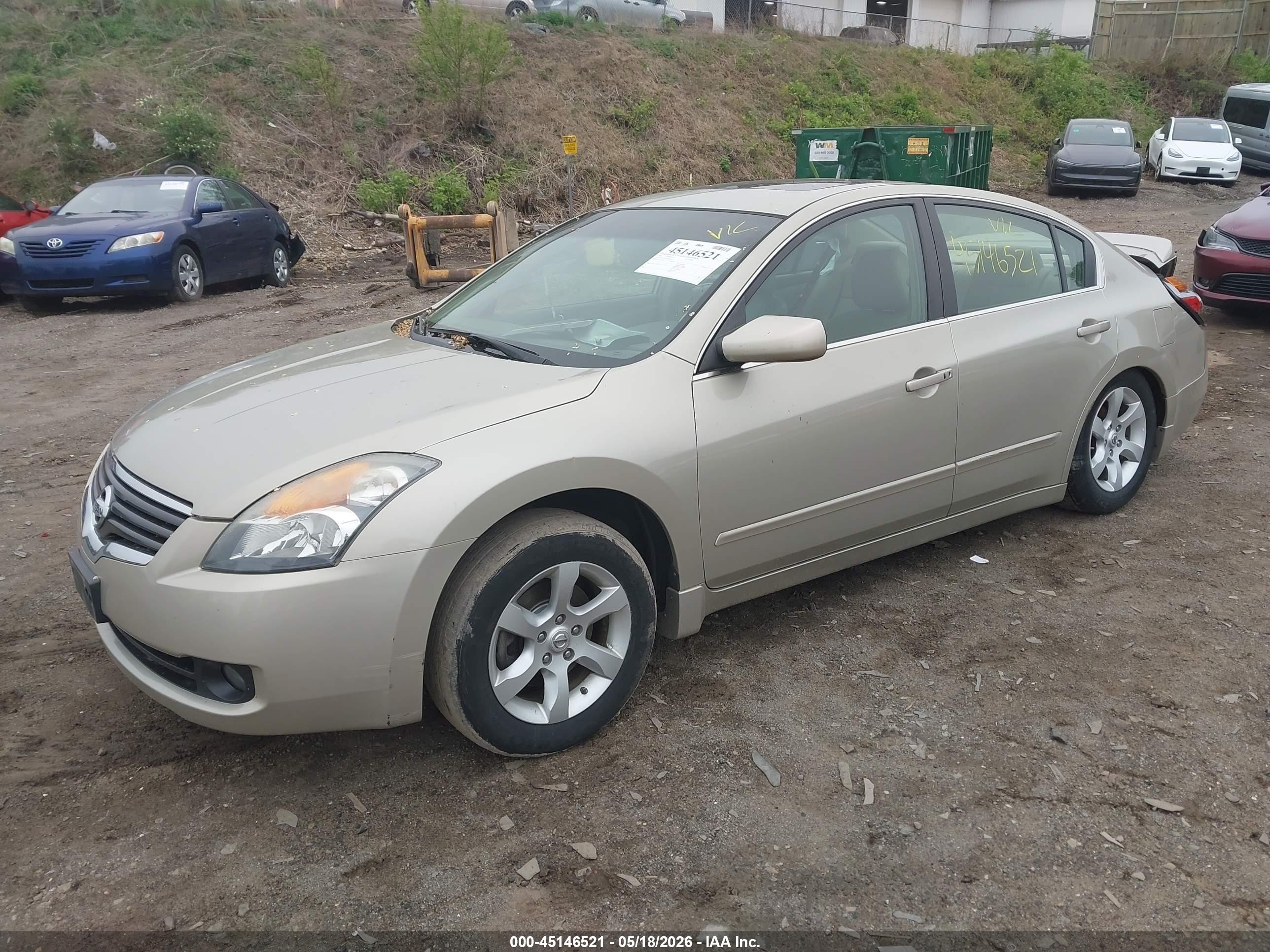 2009 Nissan Altima 2.5 S Beige vin: 1N4AL21E99N522956