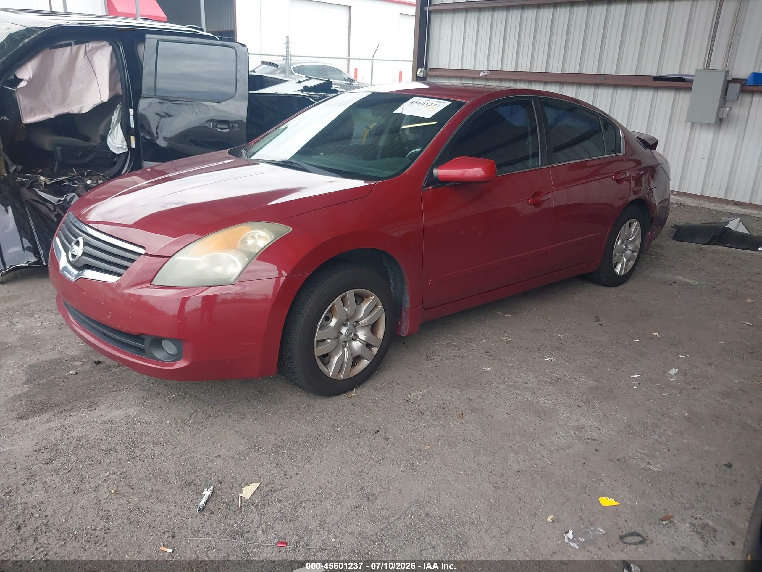 2009 Nissan Altima 2.5 S Red vin: 1N4AL21E99N530281