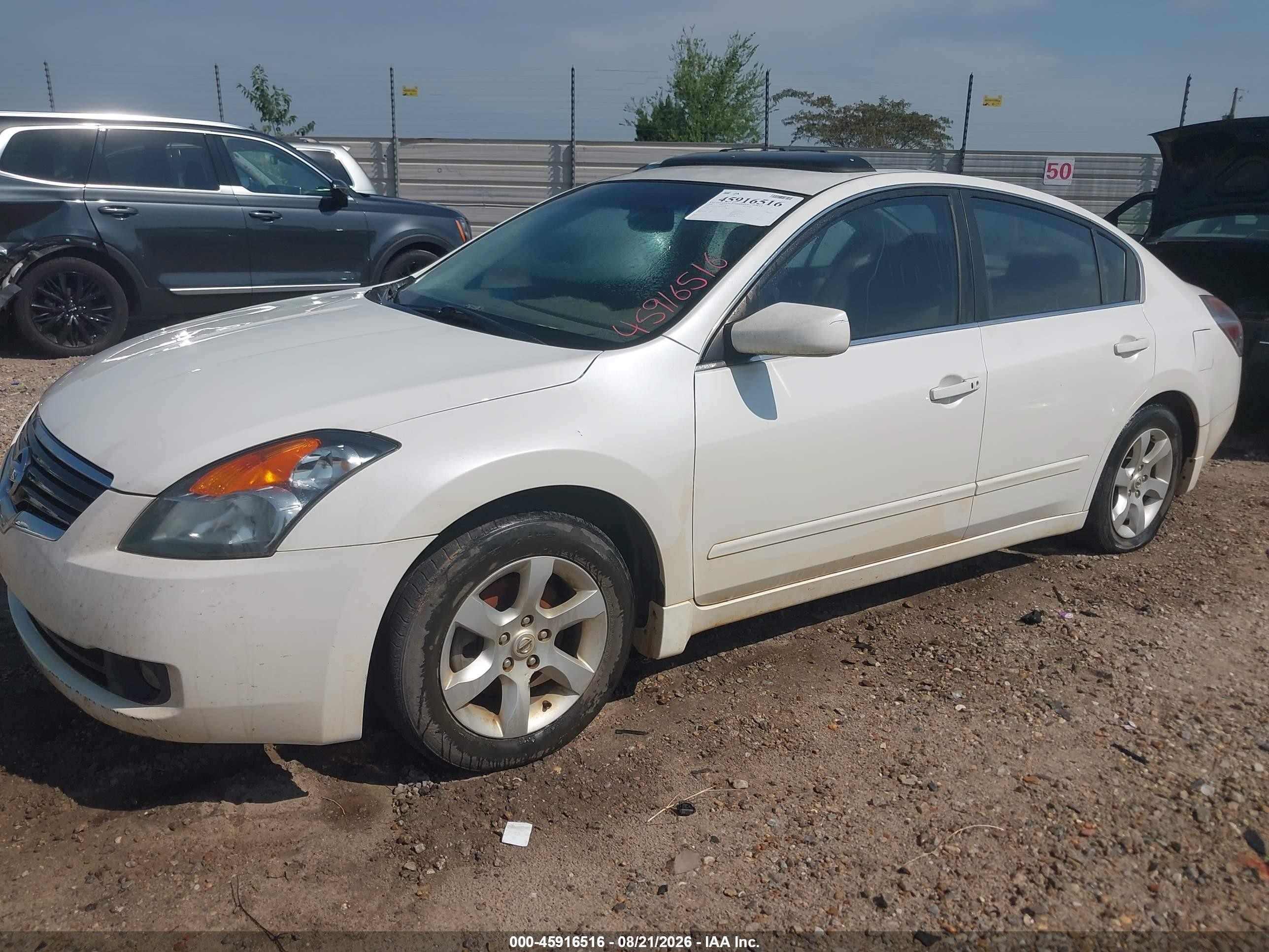 2009 Nissan Altima 2.5 S White vin: 1N4AL21E99N533892