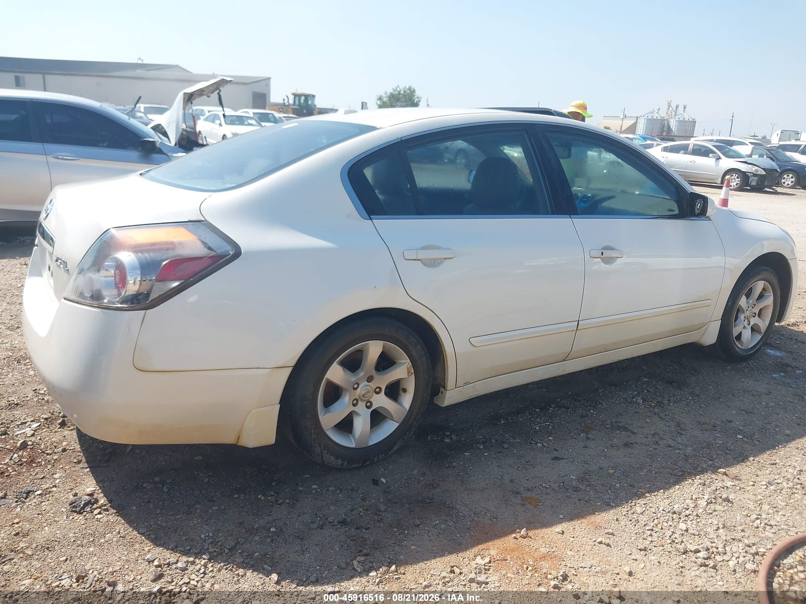 2009 Nissan Altima 2.5 S White vin: 1N4AL21E99N533892