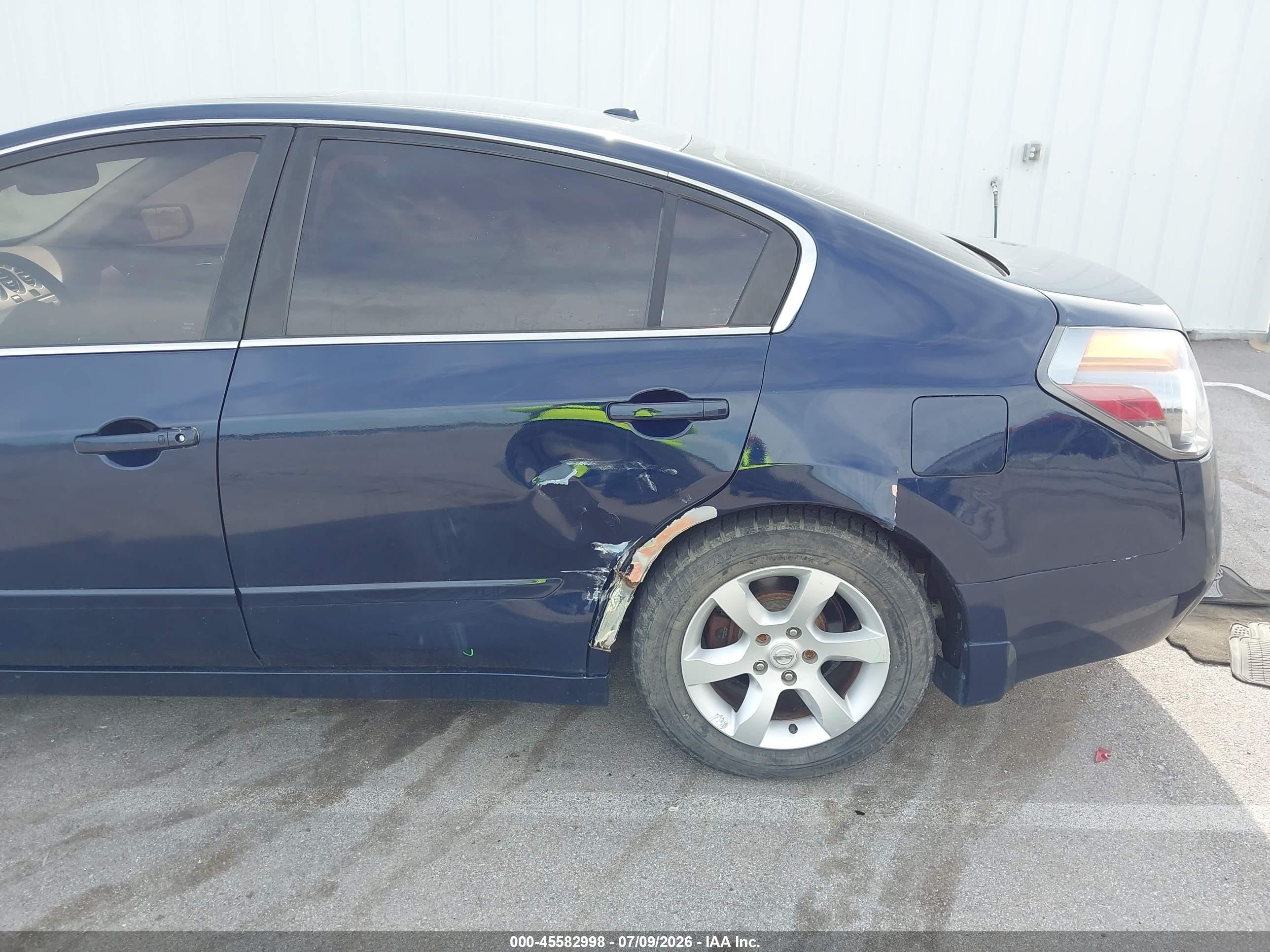 2009 Nissan Altima 2.5 S Blue vin: 1N4AL21E99N539160