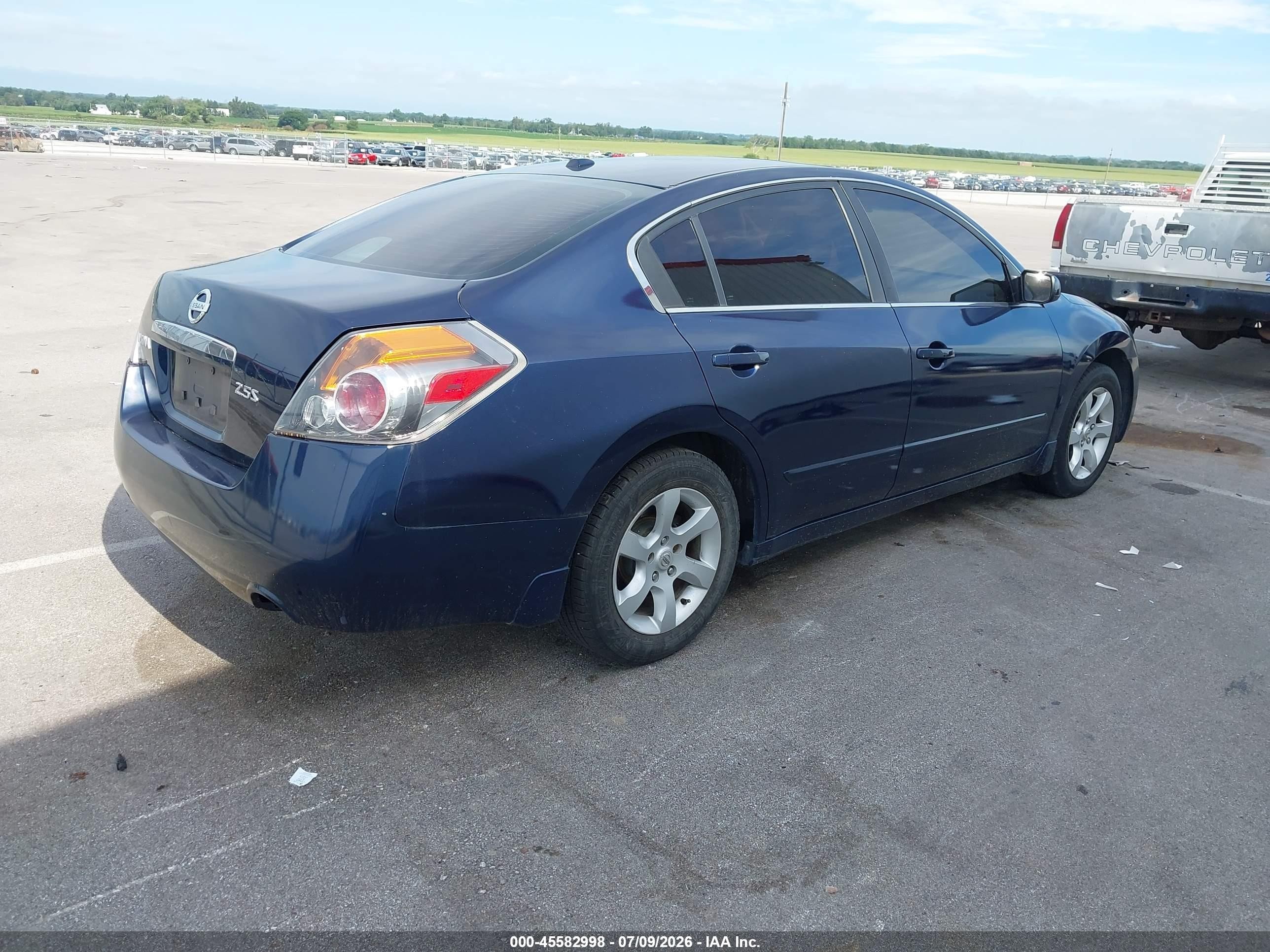 2009 Nissan Altima 2.5 S Blue vin: 1N4AL21E99N539160