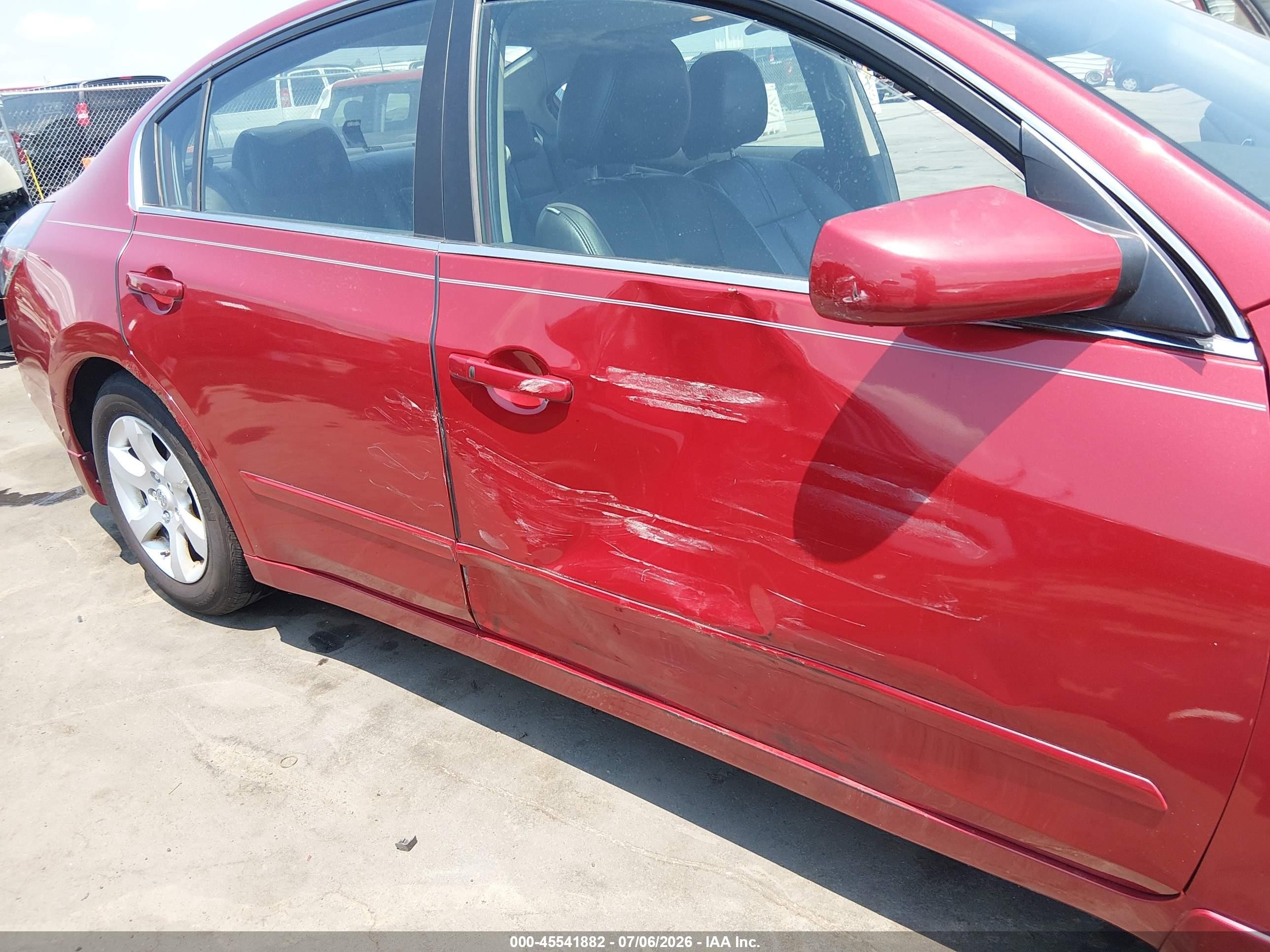 2009 Nissan Altima 2.5 S Maroon vin: 1N4AL21E99N542057