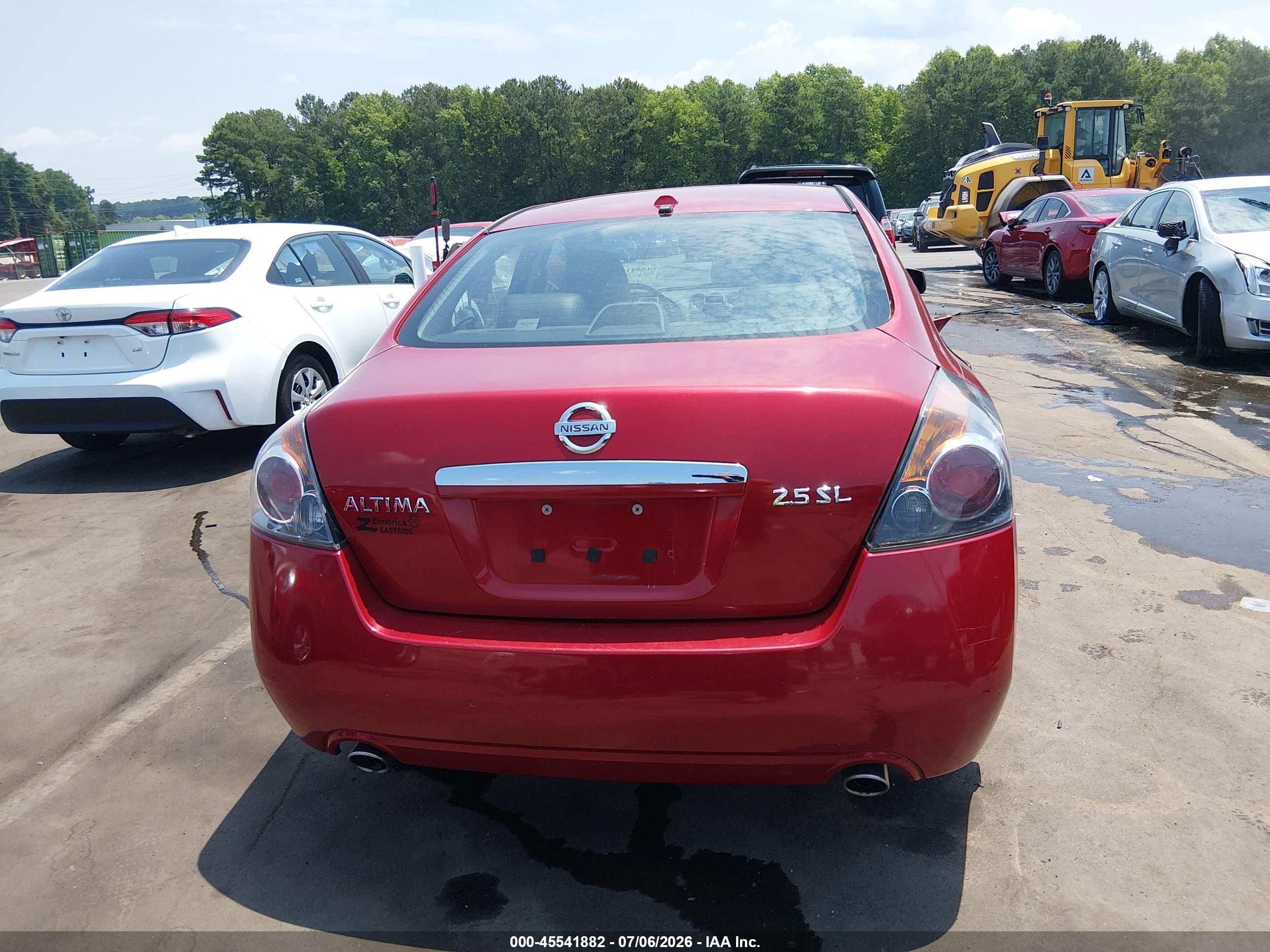 2009 Nissan Altima 2.5 S Maroon vin: 1N4AL21E99N542057