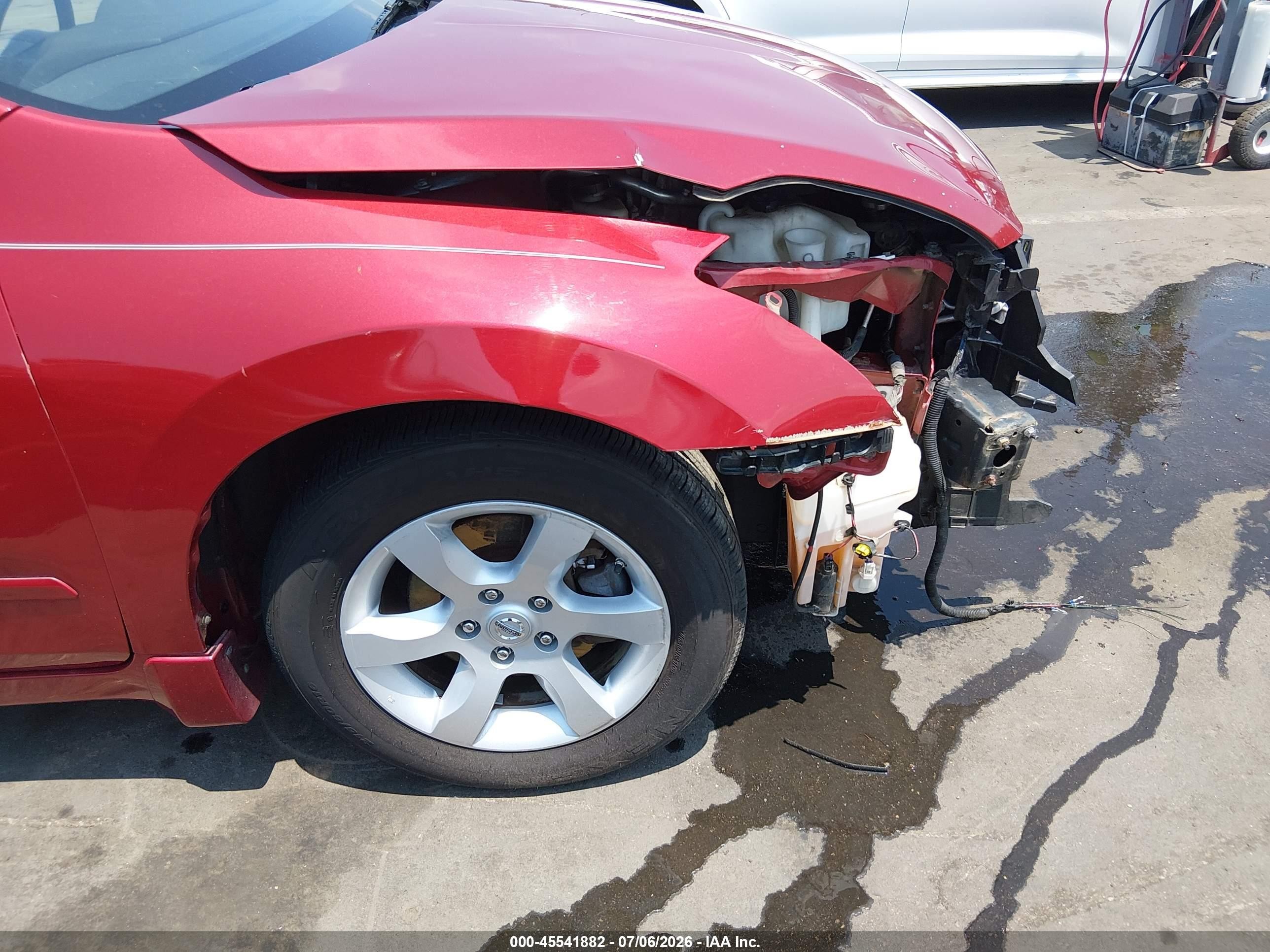 2009 Nissan Altima 2.5 S Maroon vin: 1N4AL21E99N542057