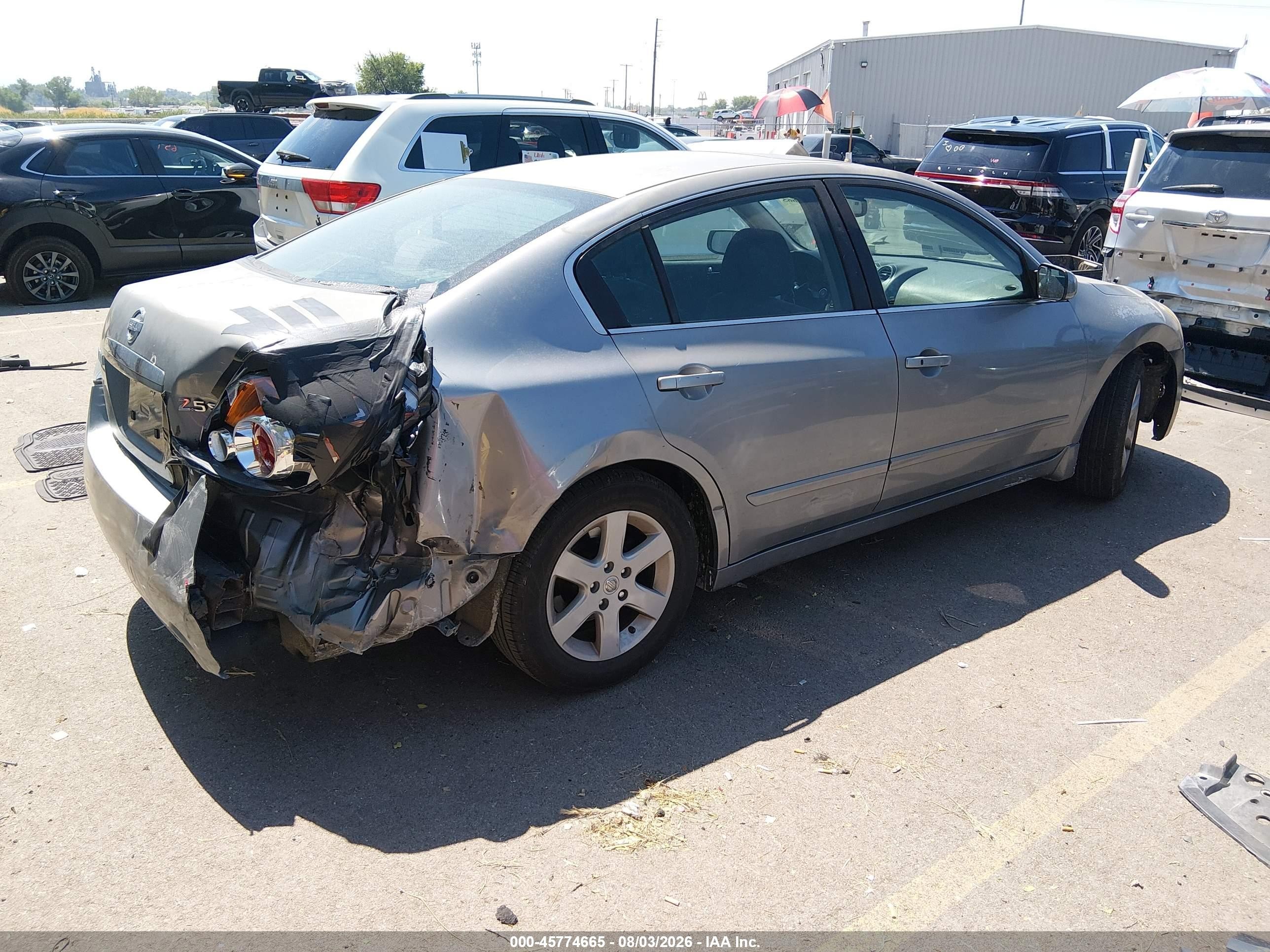 2007 Nissan Altima 2.5 S Серебряный vin: 1N4AL21EX7C133087