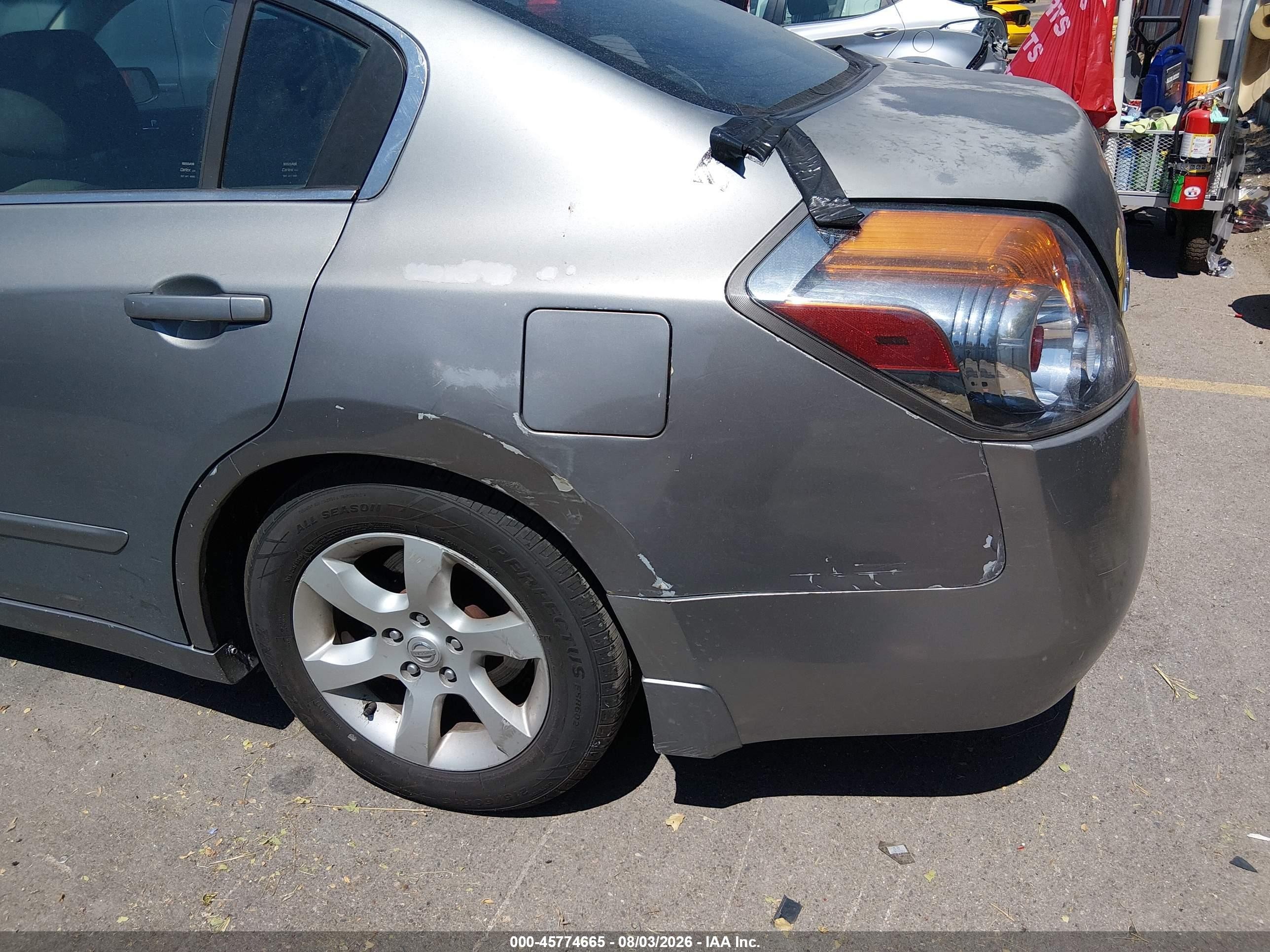 2007 Nissan Altima 2.5 S Серебряный vin: 1N4AL21EX7C133087