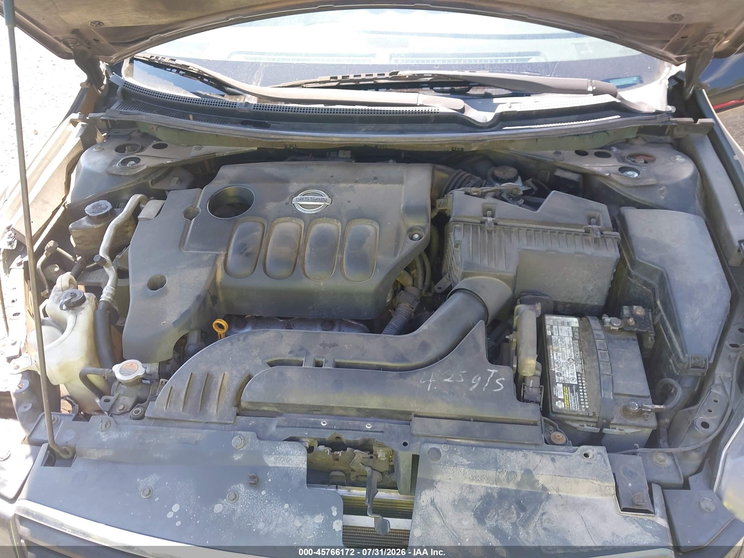 2007 Nissan Altima 2.5 S Black vin: 1N4AL21EX7C144901