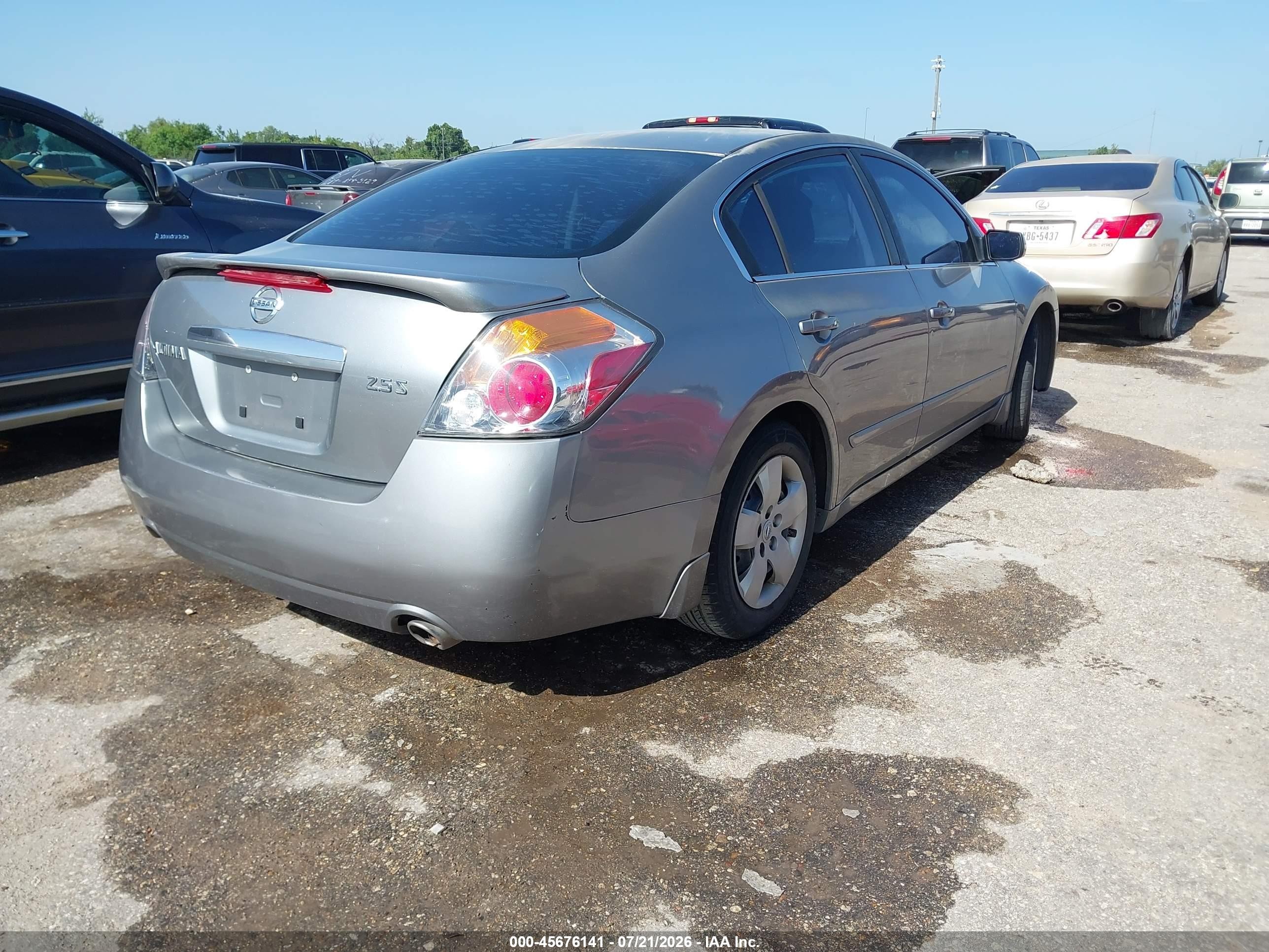 2007 Nissan Altima 2.5 S Gray vin: 1N4AL21EX7C146891
