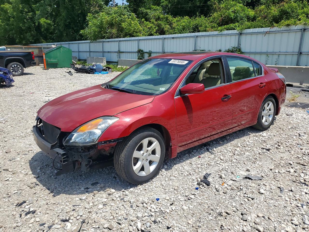 2007 Nissan Altima 2.5 Red vin: 1N4AL21EX7C155994