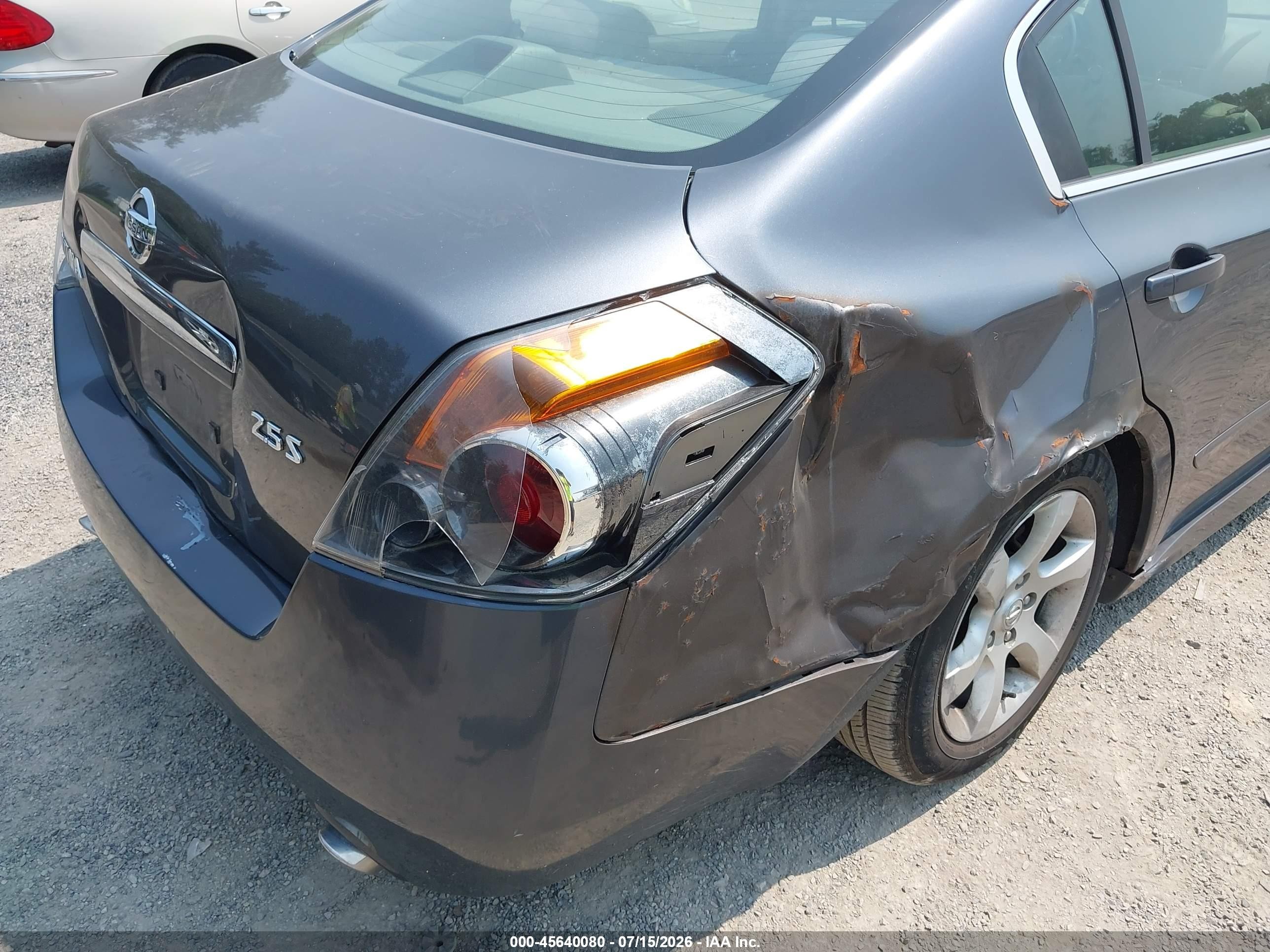2007 Nissan Altima 2.5 S Gray vin: 1N4AL21EX7C180281