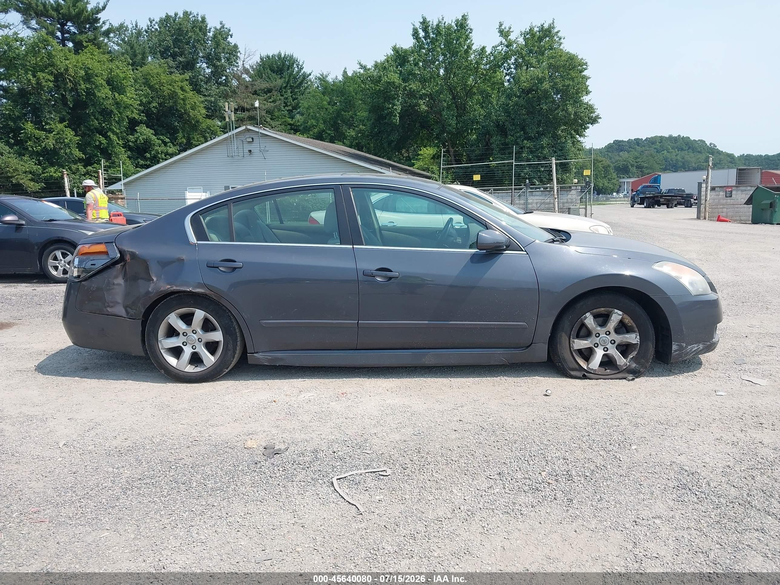 2007 Nissan Altima 2.5 S Gray vin: 1N4AL21EX7C180281