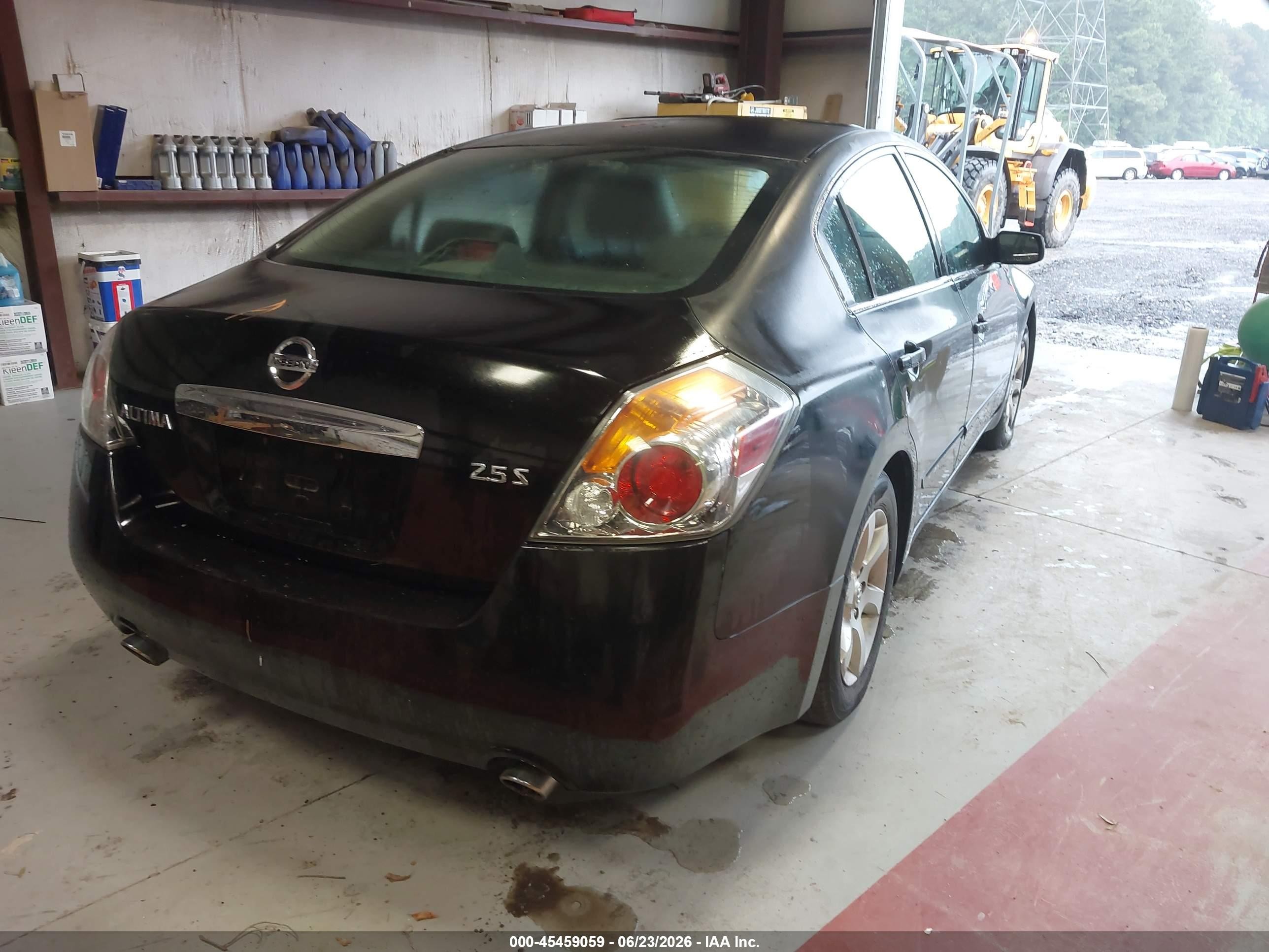2007 Nissan Altima 2.5 S Black vin: 1N4AL21EX7C199364