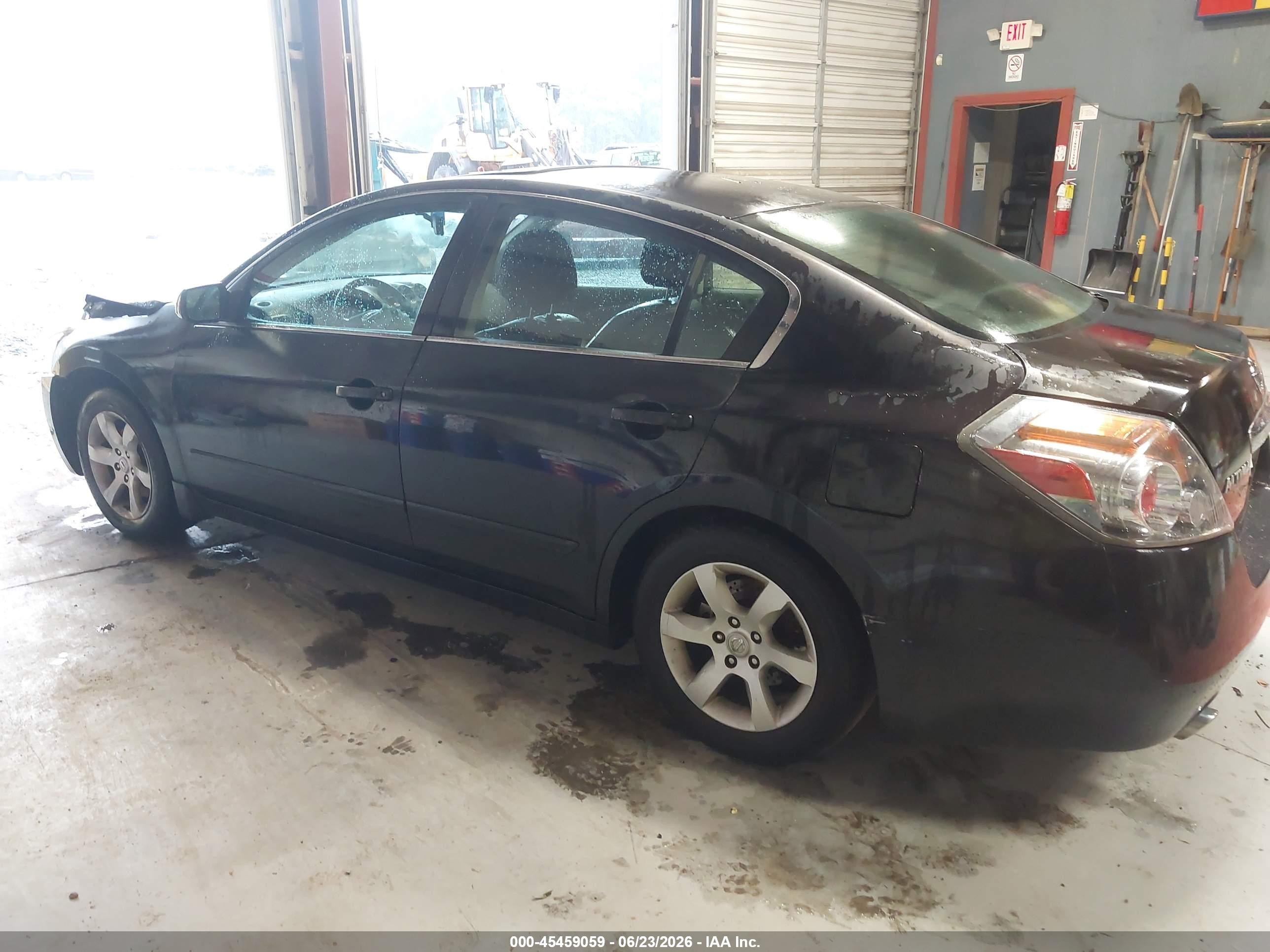2007 Nissan Altima 2.5 S Black vin: 1N4AL21EX7C199364