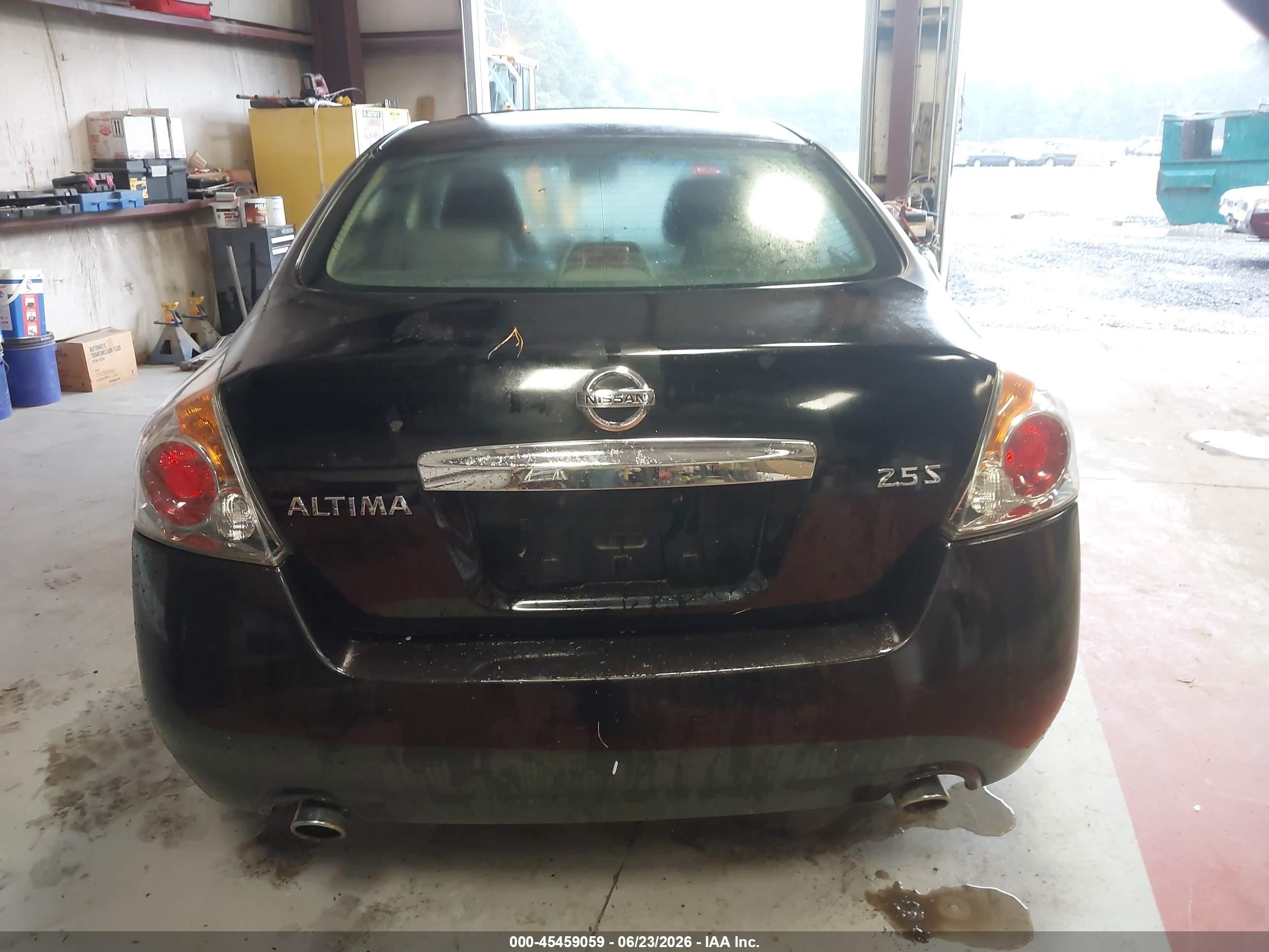 2007 Nissan Altima 2.5 S Black vin: 1N4AL21EX7C199364