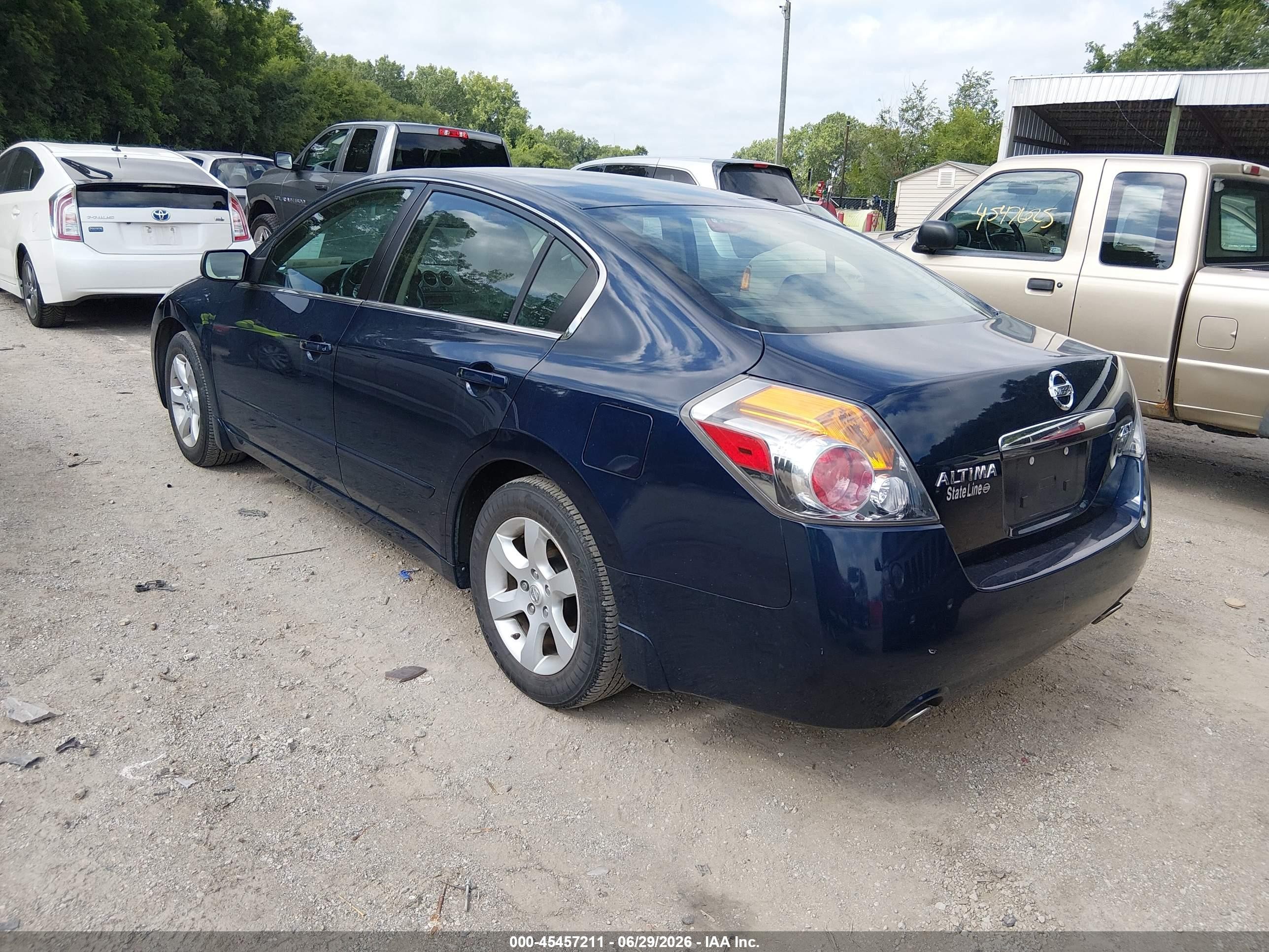 2007 Nissan Altima 2.5 S Blue vin: 1N4AL21EX7C208791