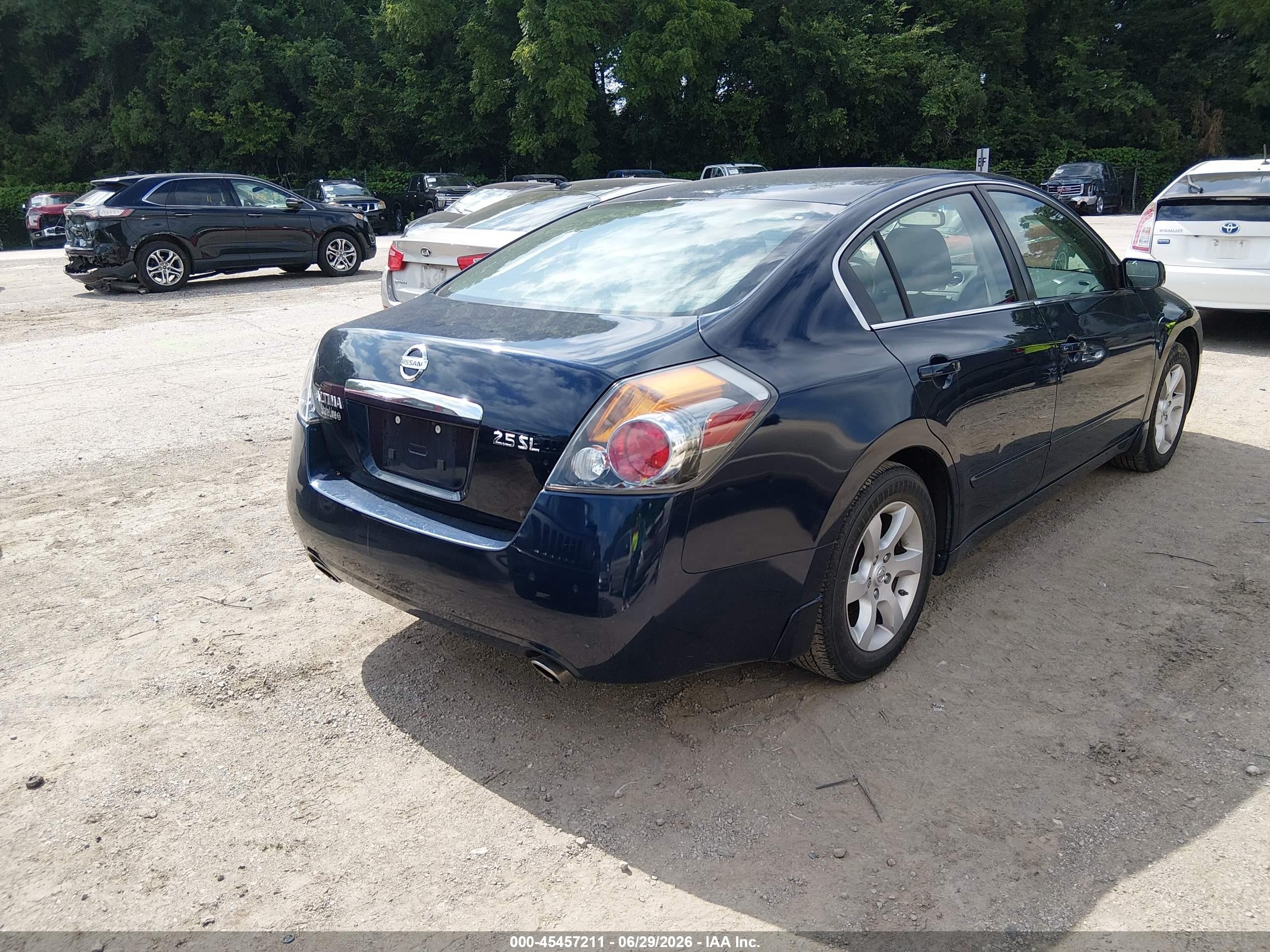 2007 Nissan Altima 2.5 S Blue vin: 1N4AL21EX7C208791
