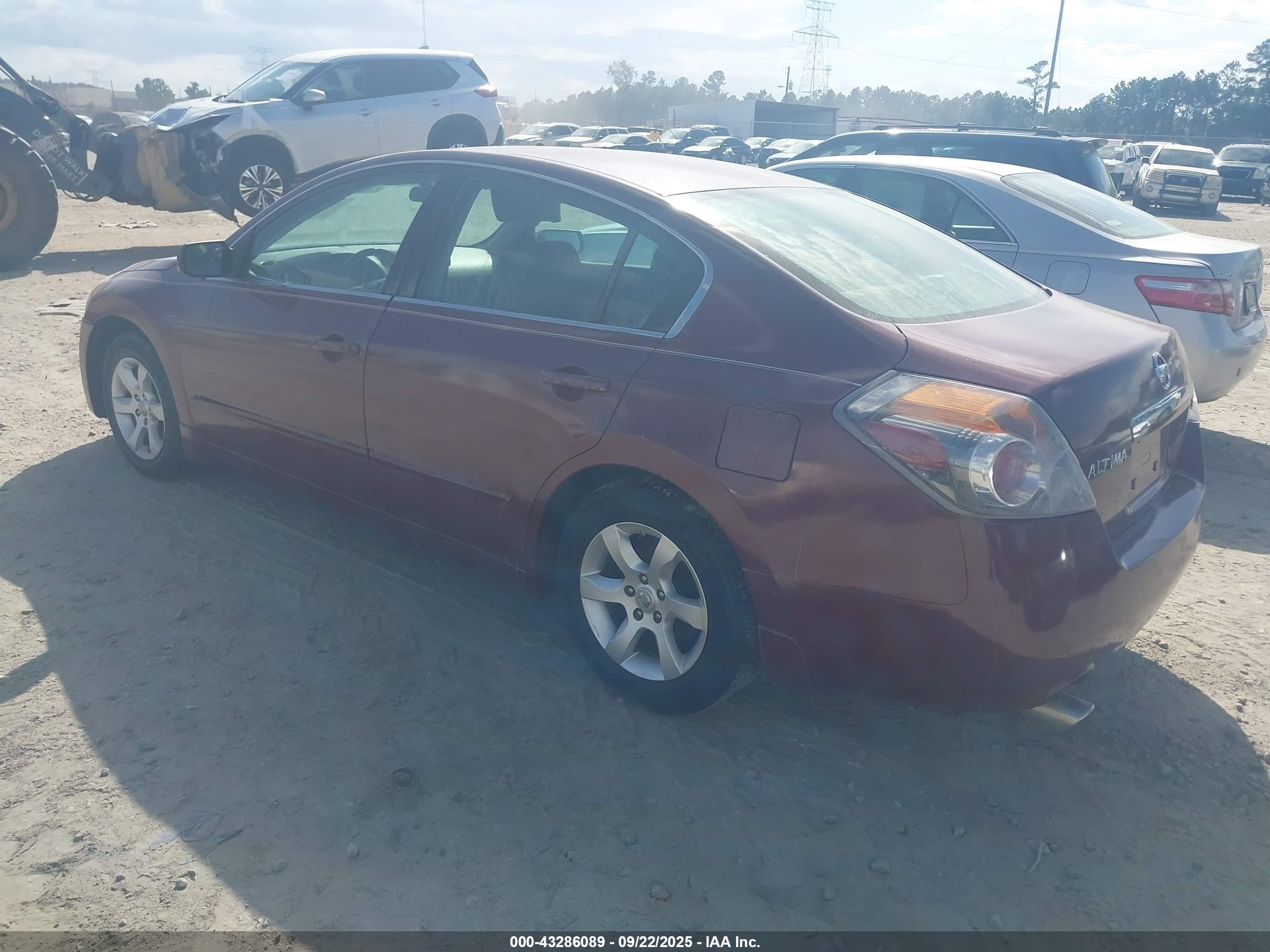 2007 Nissan Altima 2.5 S Темно-бордовый vin: 1N4AL21EX7C210640