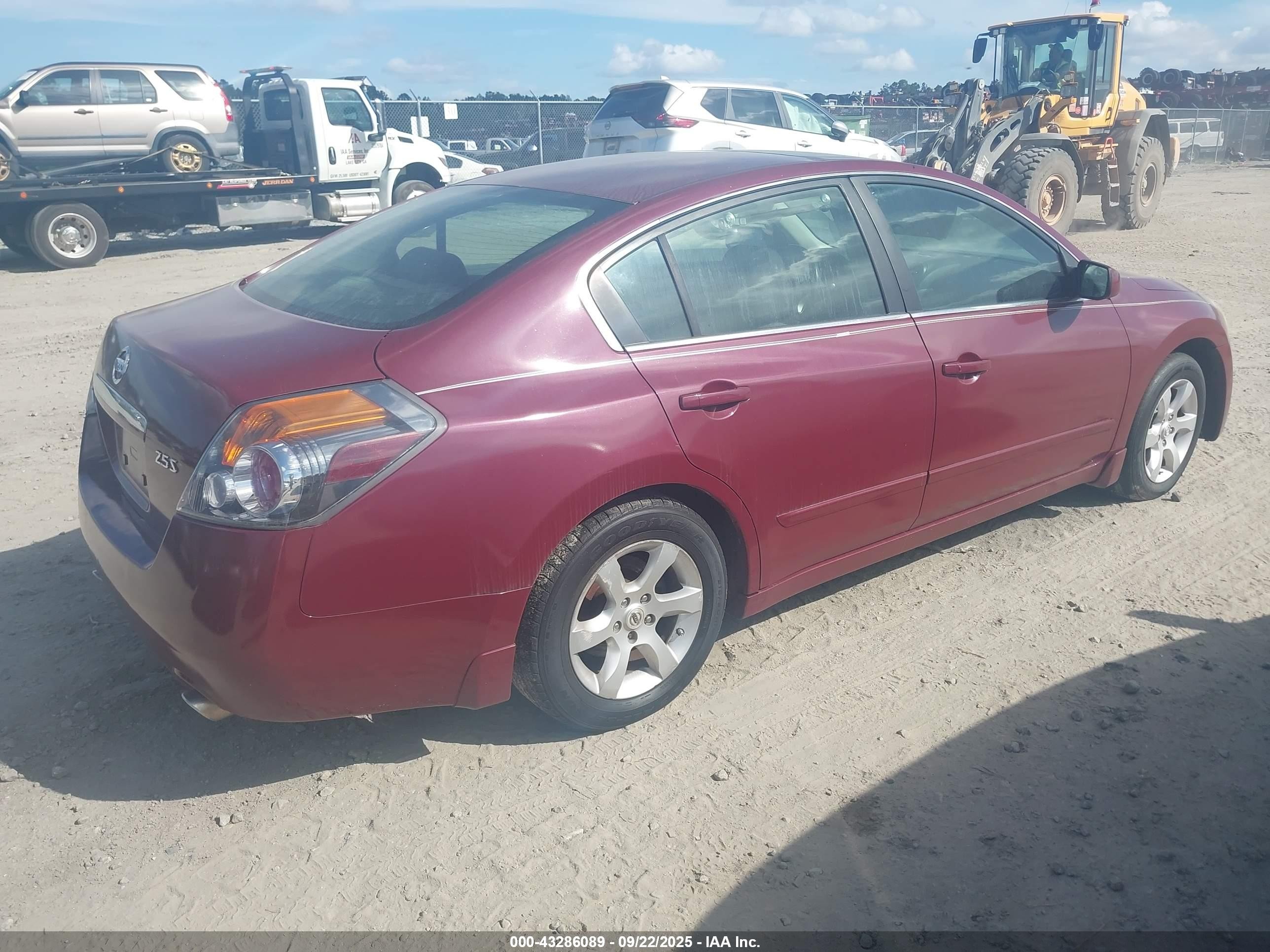 2007 Nissan Altima 2.5 S Темно-бордовый vin: 1N4AL21EX7C210640