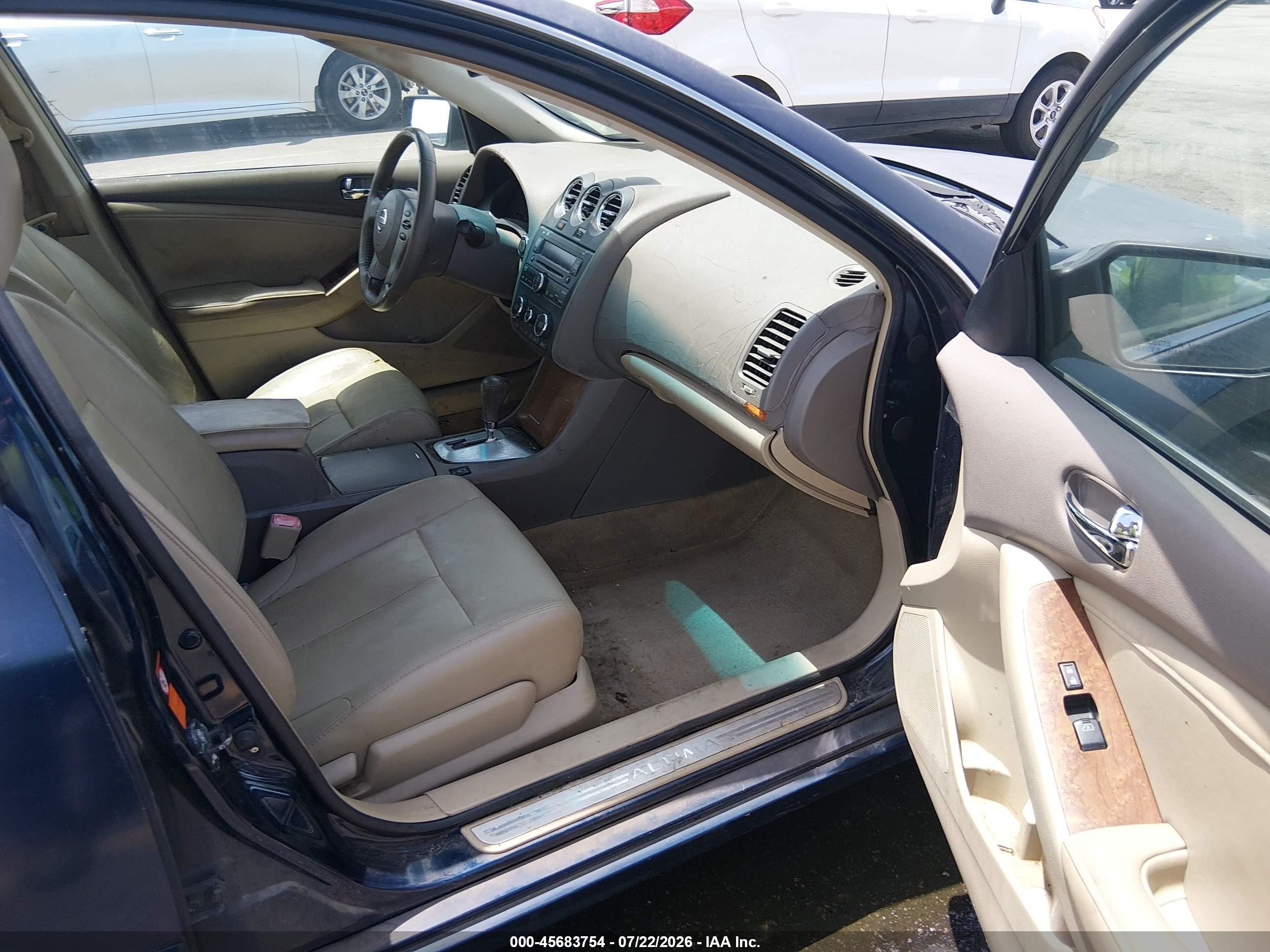2007 Nissan Altima 2.5 S Blue vin: 1N4AL21EX7N414374