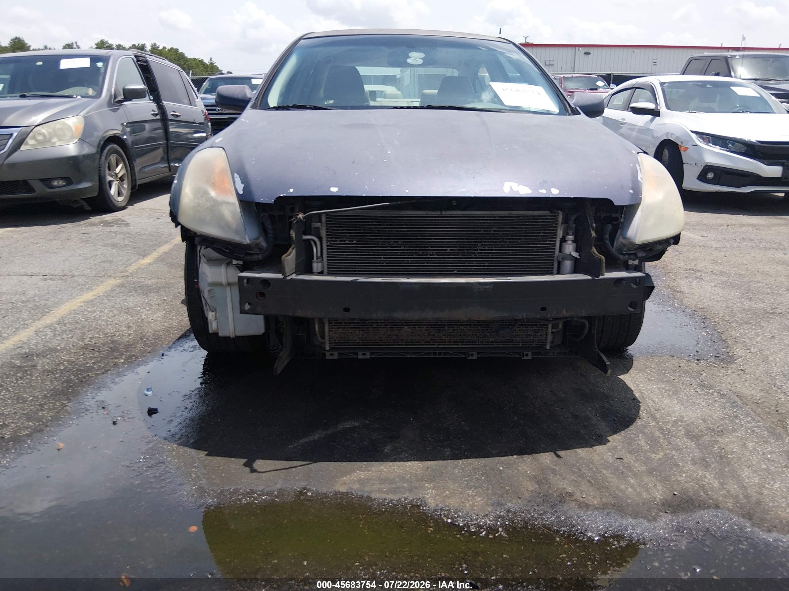 2007 Nissan Altima 2.5 S Blue vin: 1N4AL21EX7N414374