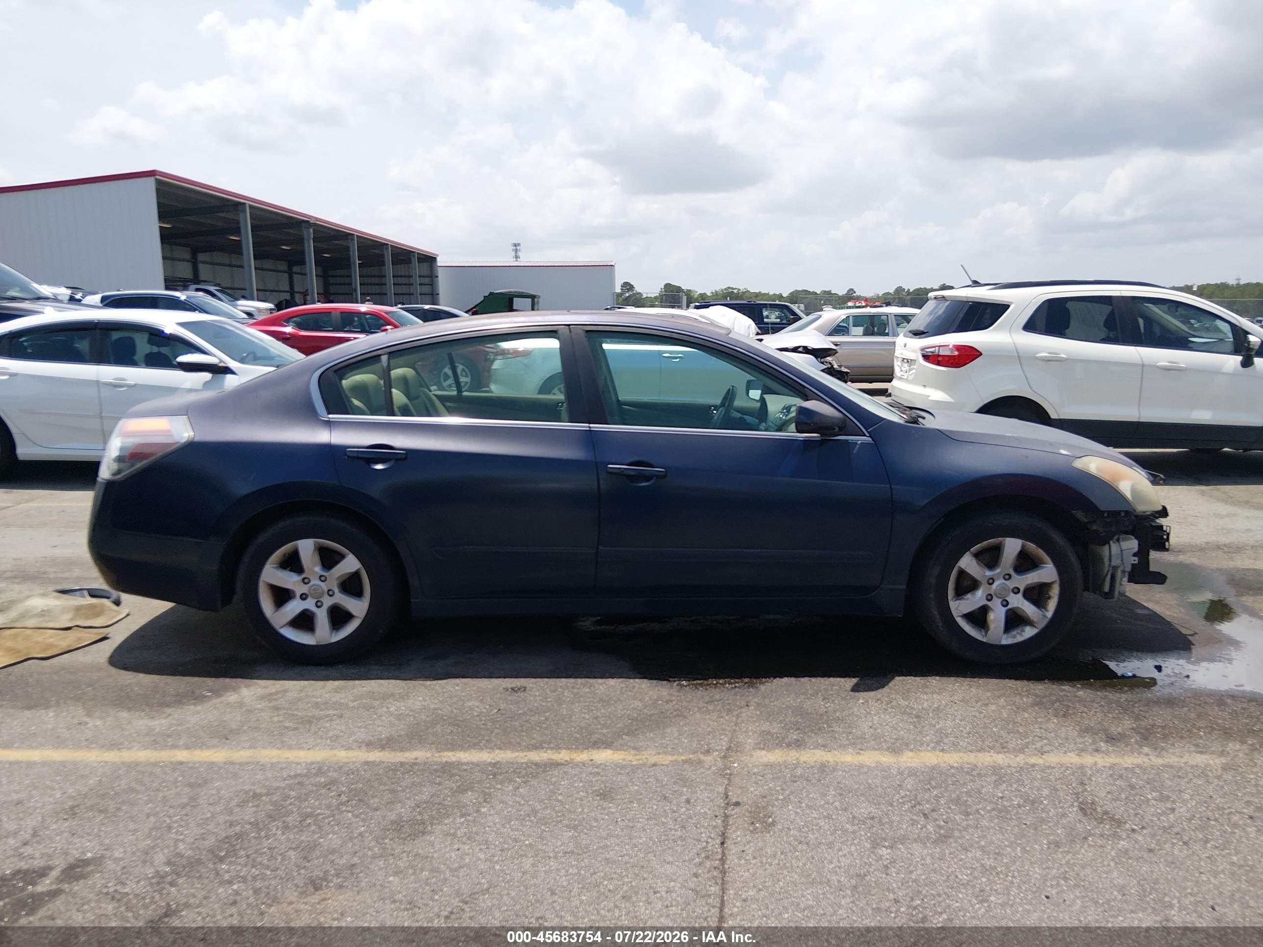 2007 Nissan Altima 2.5 S Blue vin: 1N4AL21EX7N414374