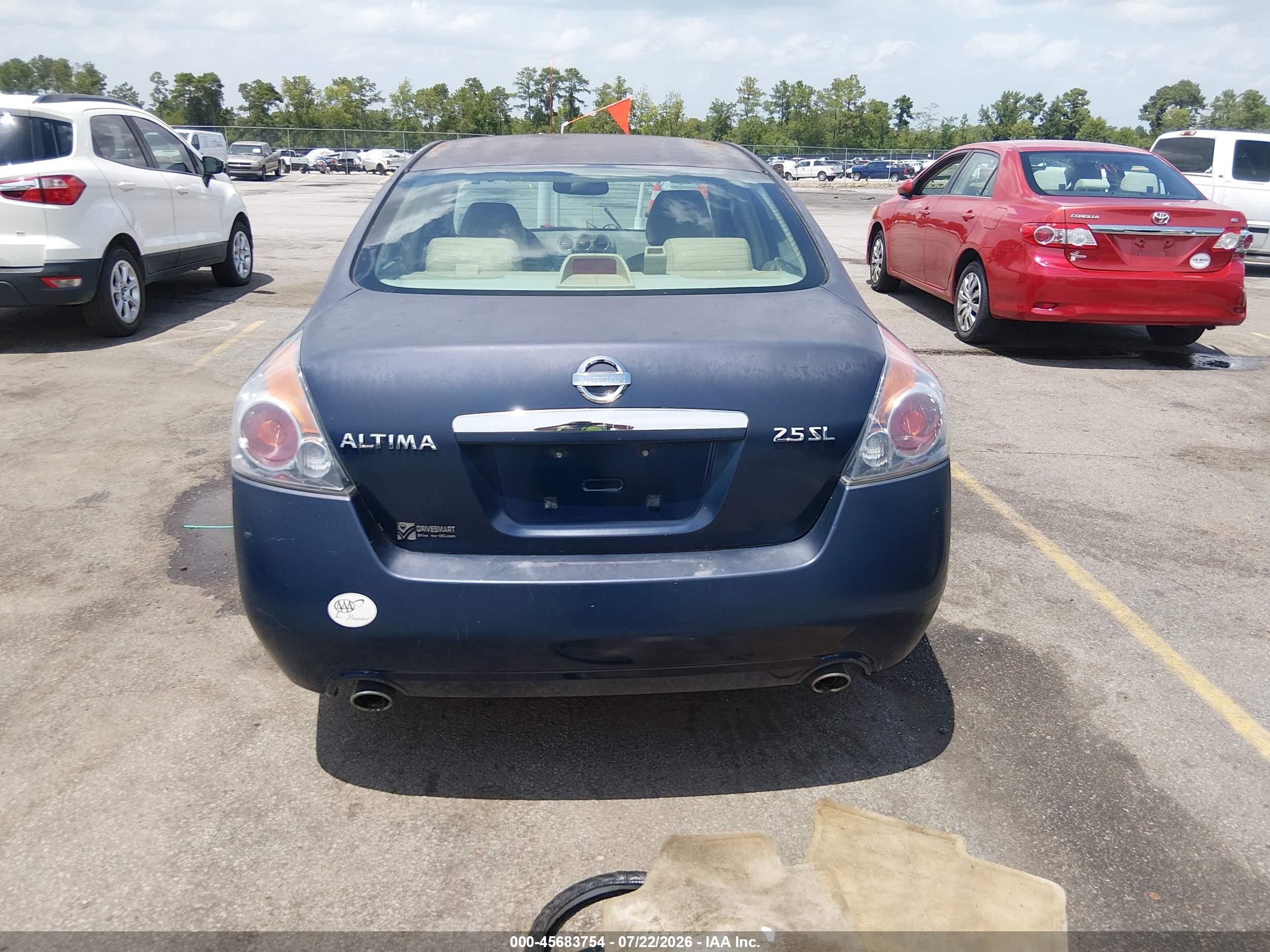 2007 Nissan Altima 2.5 S Blue vin: 1N4AL21EX7N414374
