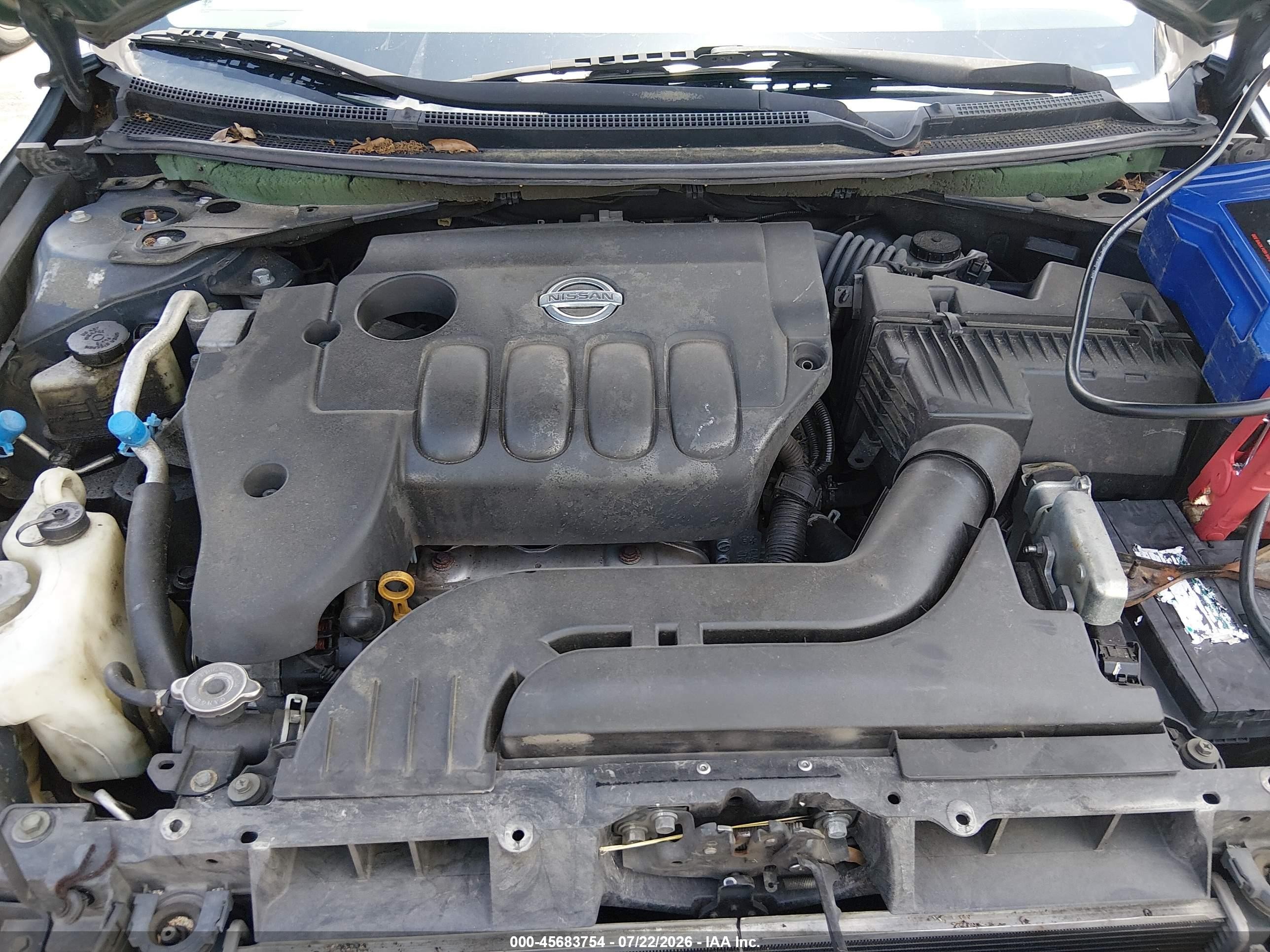 2007 Nissan Altima 2.5 S Blue vin: 1N4AL21EX7N414374