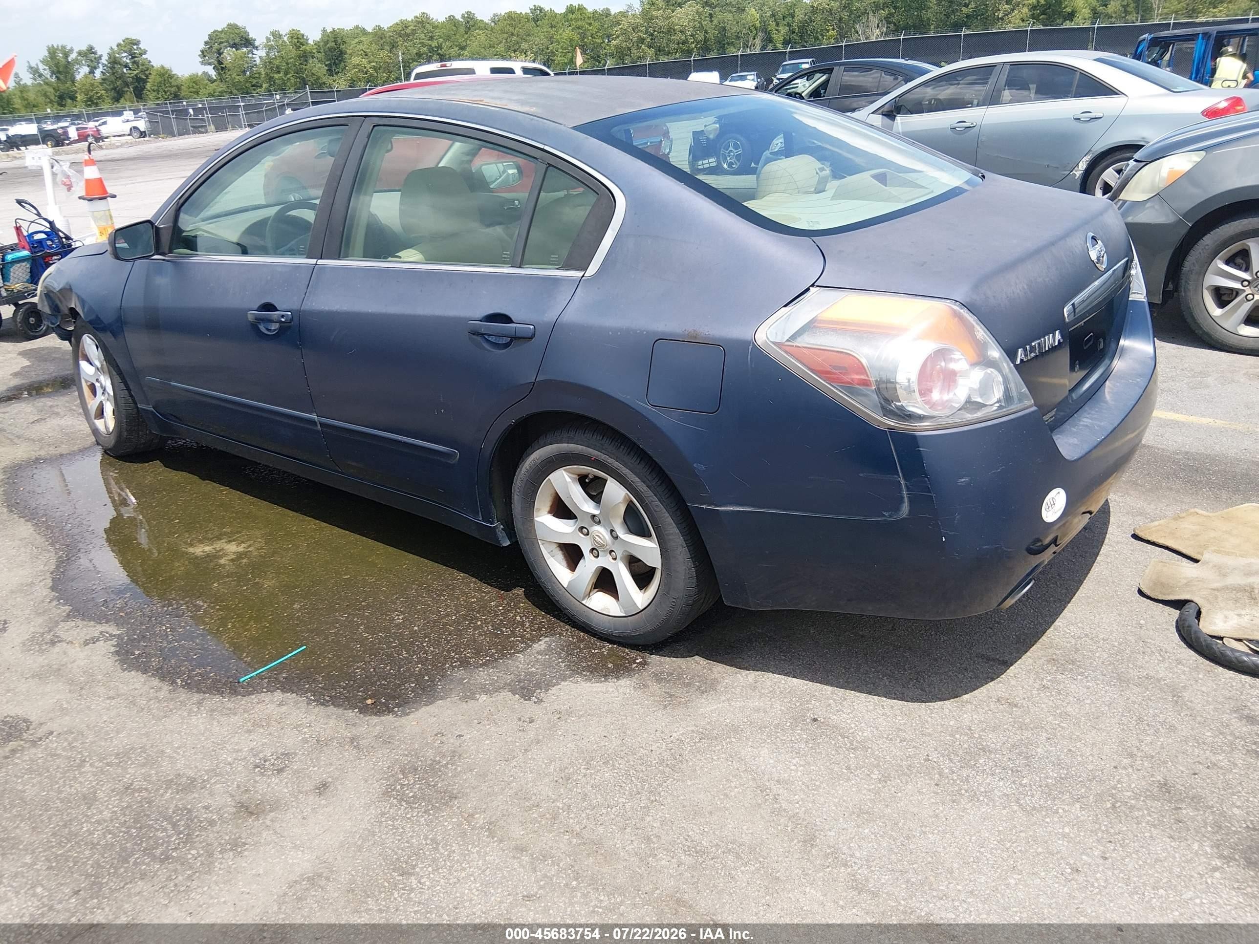 2007 Nissan Altima 2.5 S Blue vin: 1N4AL21EX7N414374