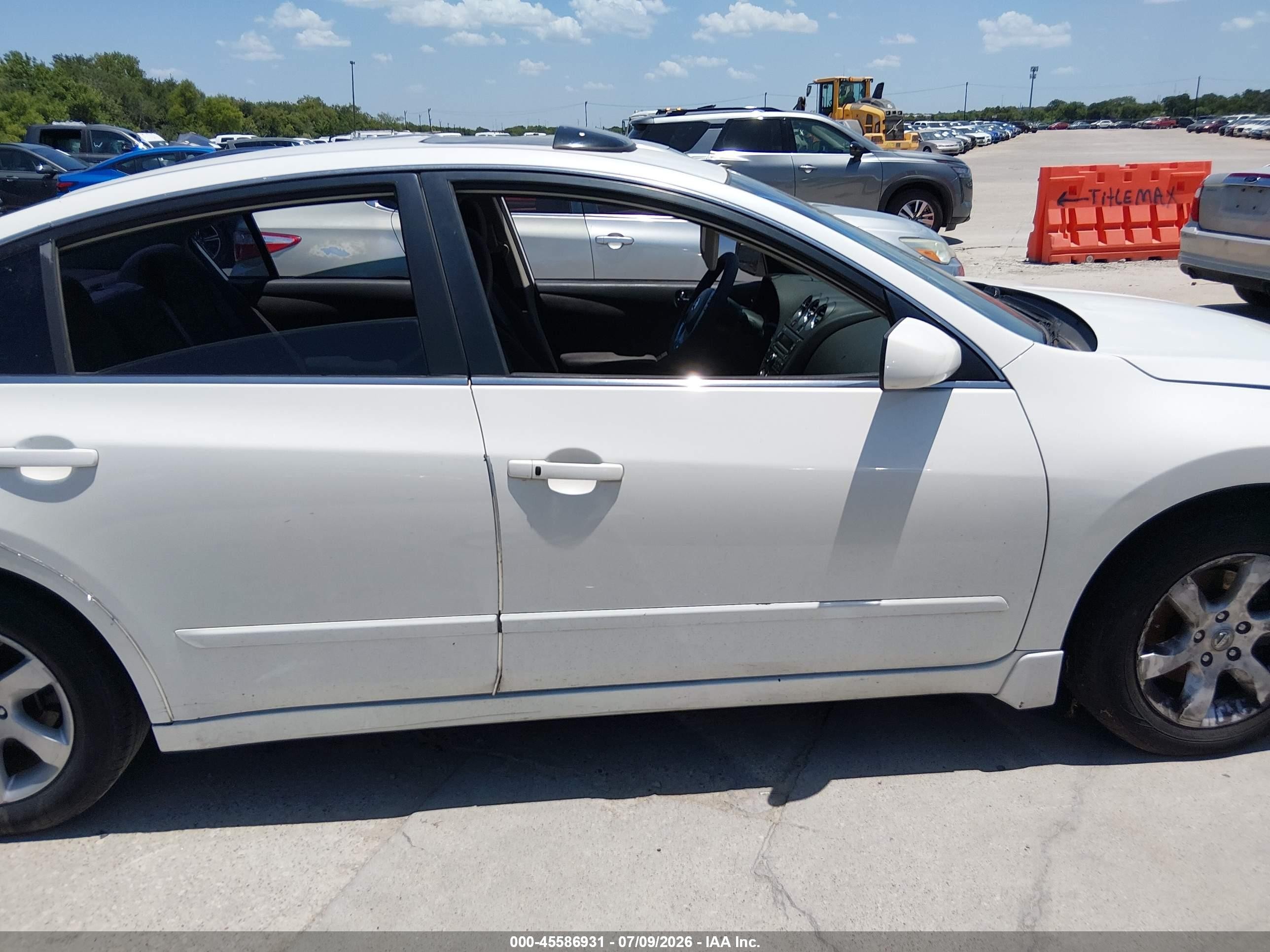 2007 Nissan Altima 2.5 S White vin: 1N4AL21EX7N417940