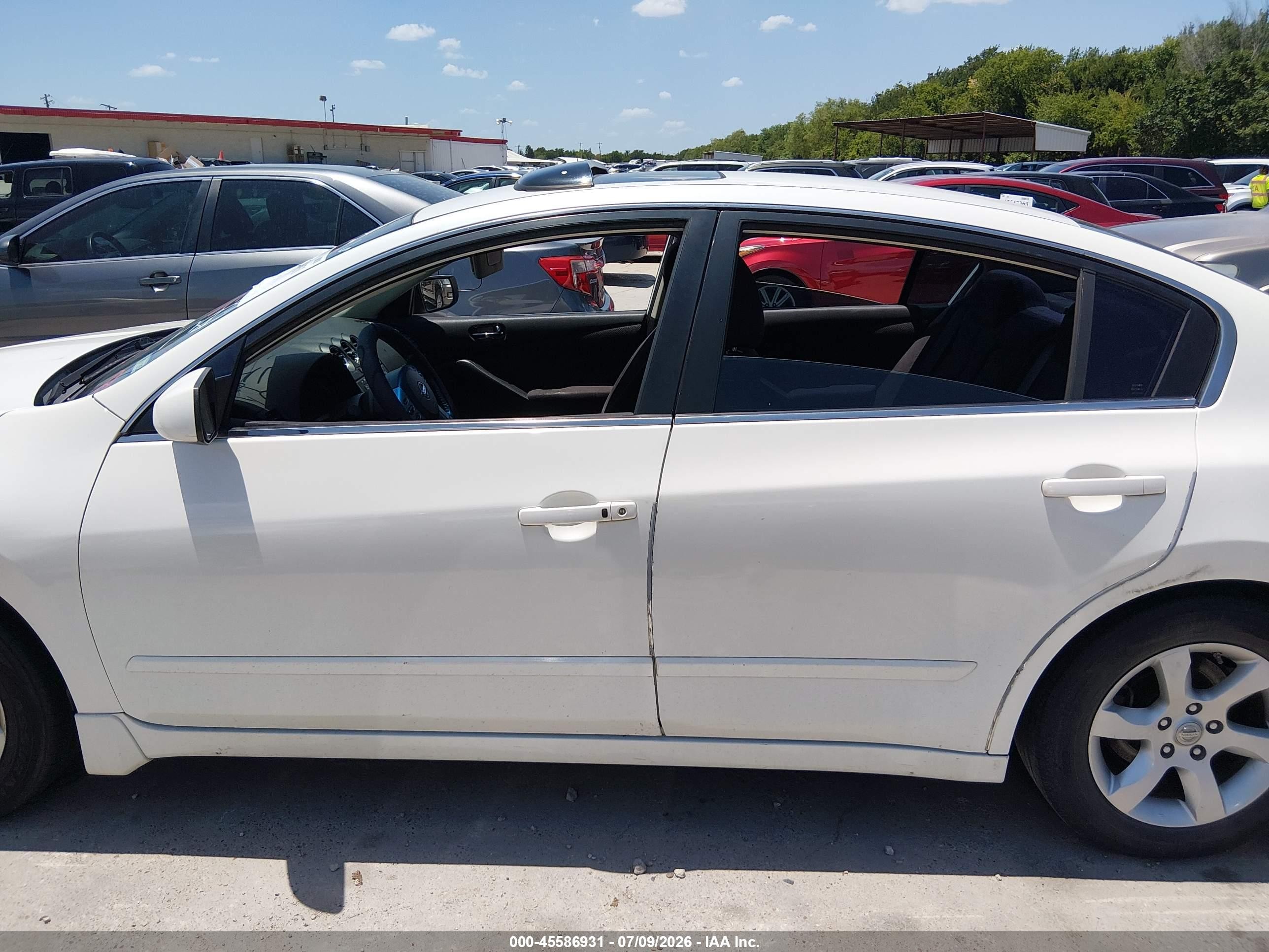 2007 Nissan Altima 2.5 S White vin: 1N4AL21EX7N417940