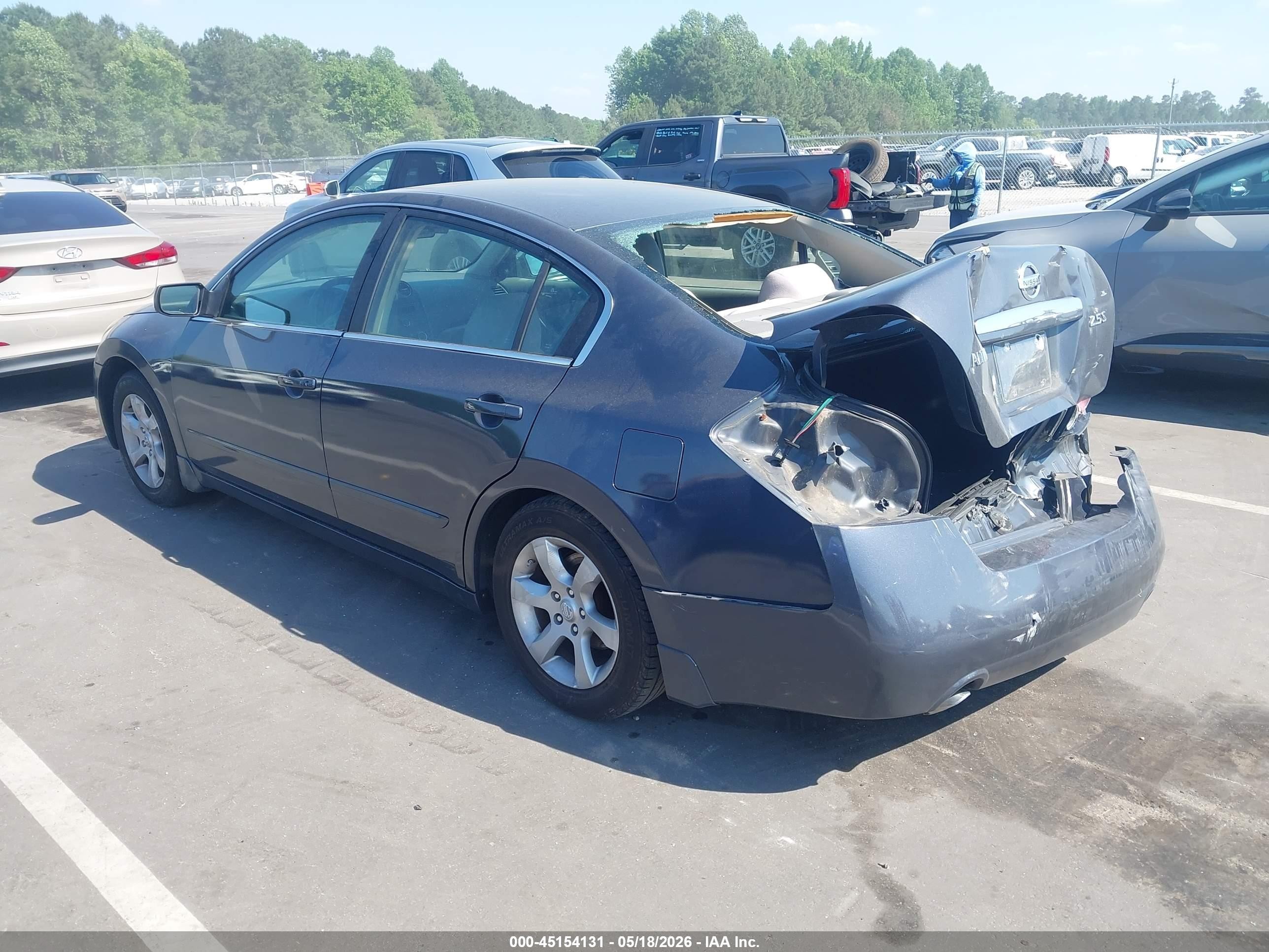 2007 Nissan Altima 2.5 S Gray vin: 1N4AL21EX7N430431
