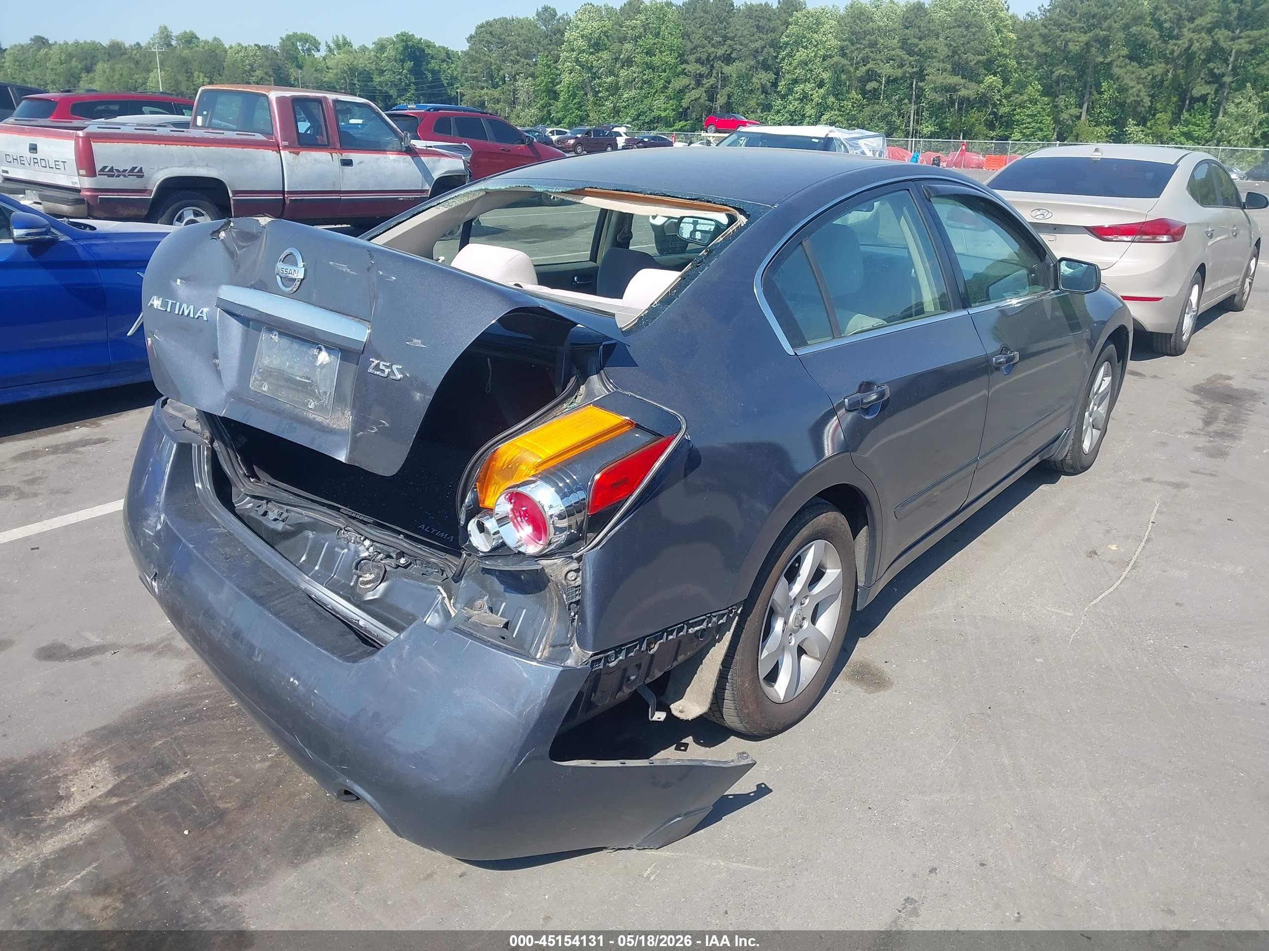 2007 Nissan Altima 2.5 S Gray vin: 1N4AL21EX7N430431