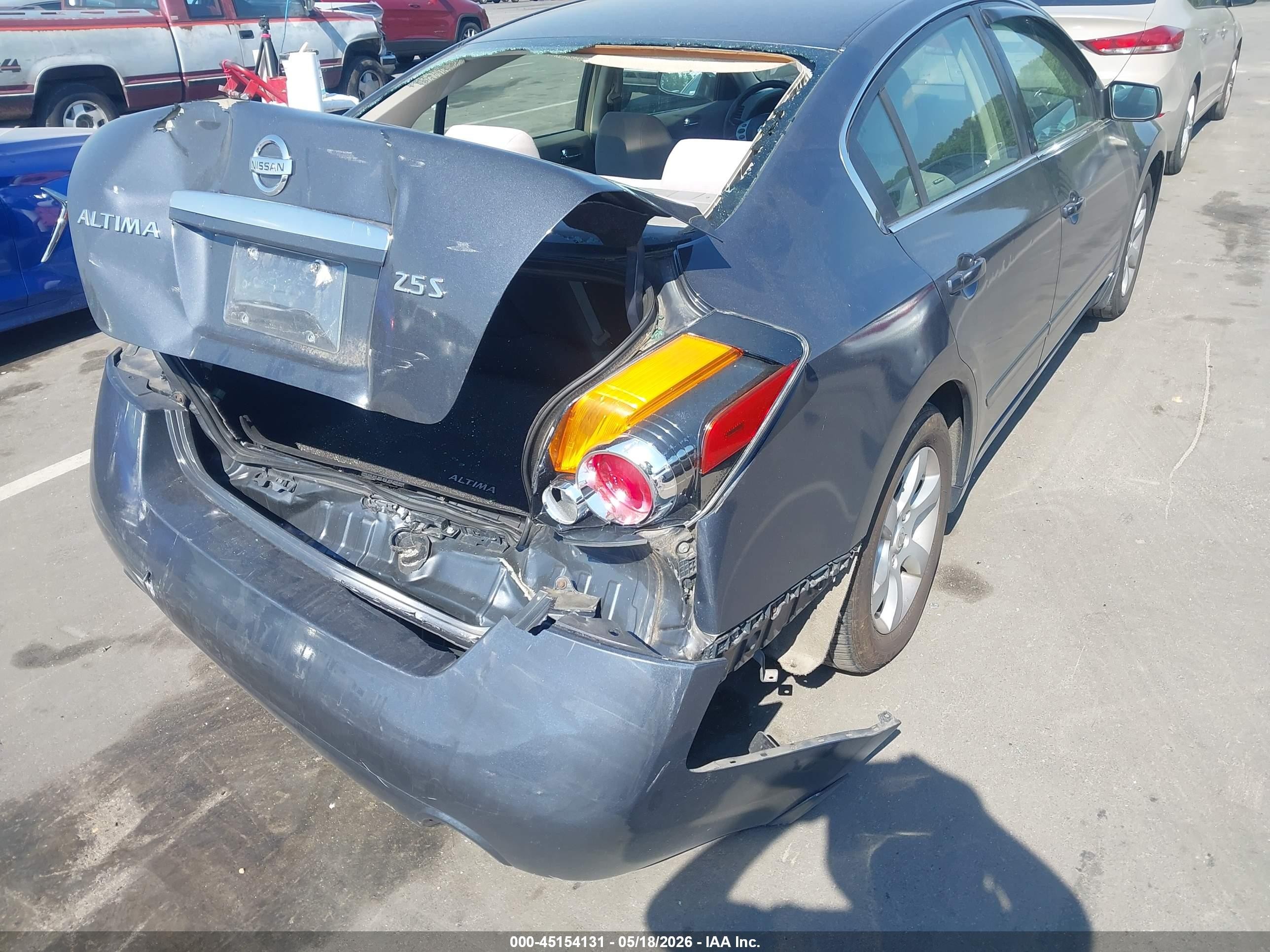 2007 Nissan Altima 2.5 S Gray vin: 1N4AL21EX7N430431