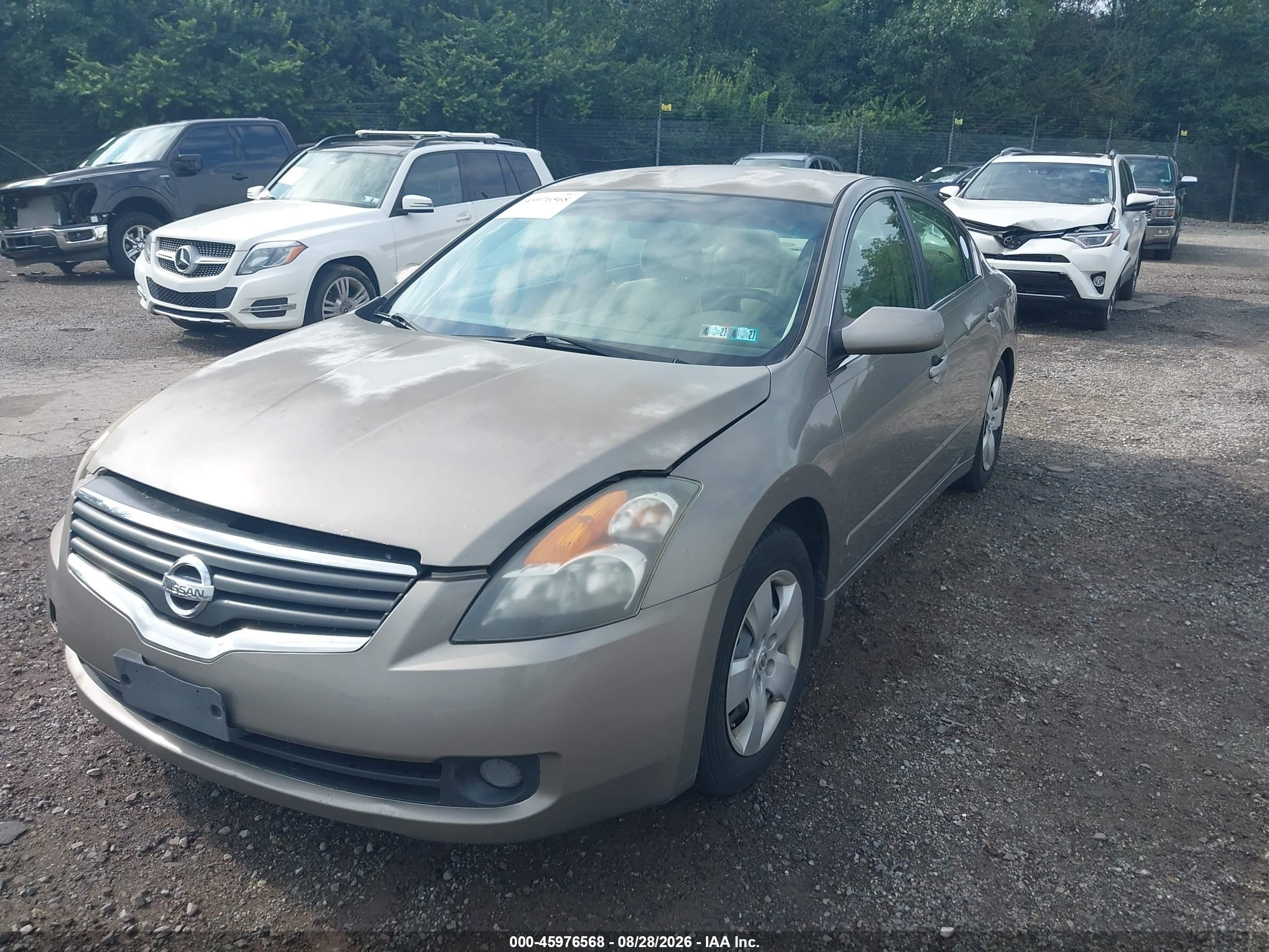 2007 Nissan Altima 2.5 S Золотой vin: 1N4AL21EX7N431207