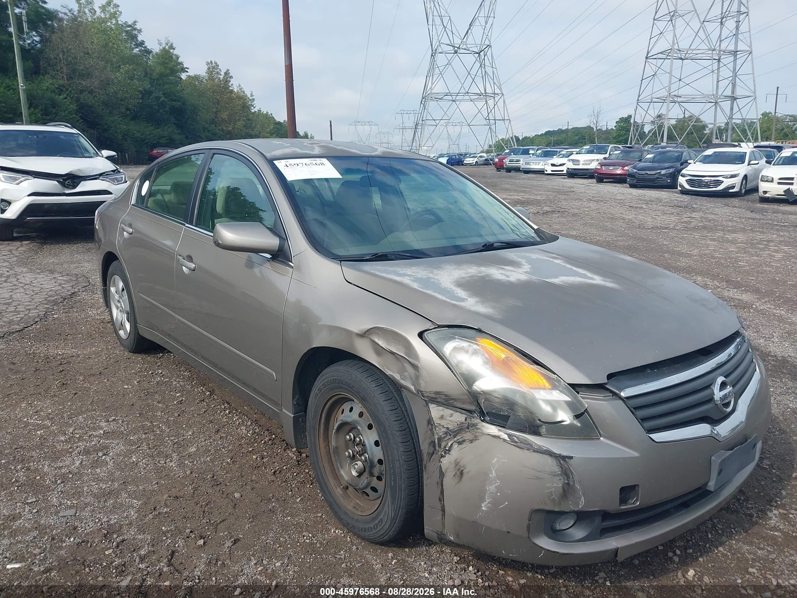 2007 Nissan Altima 2.5 S Gold vin: 1N4AL21EX7N431207