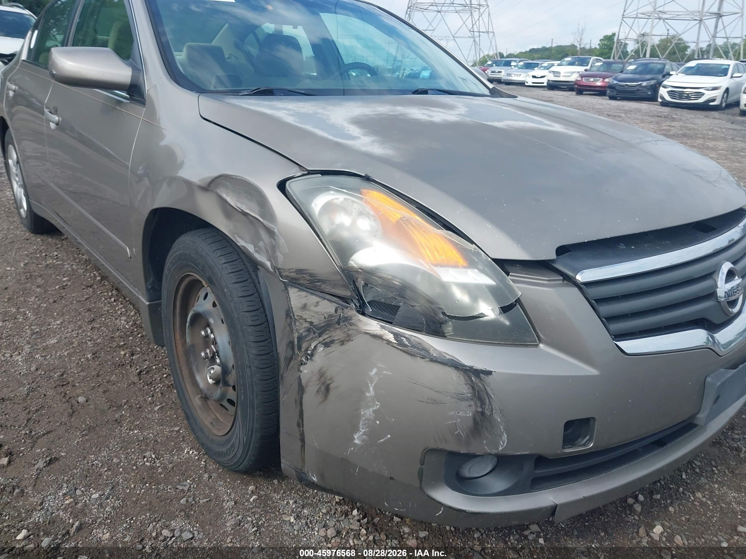 2007 Nissan Altima 2.5 S Золотой vin: 1N4AL21EX7N431207