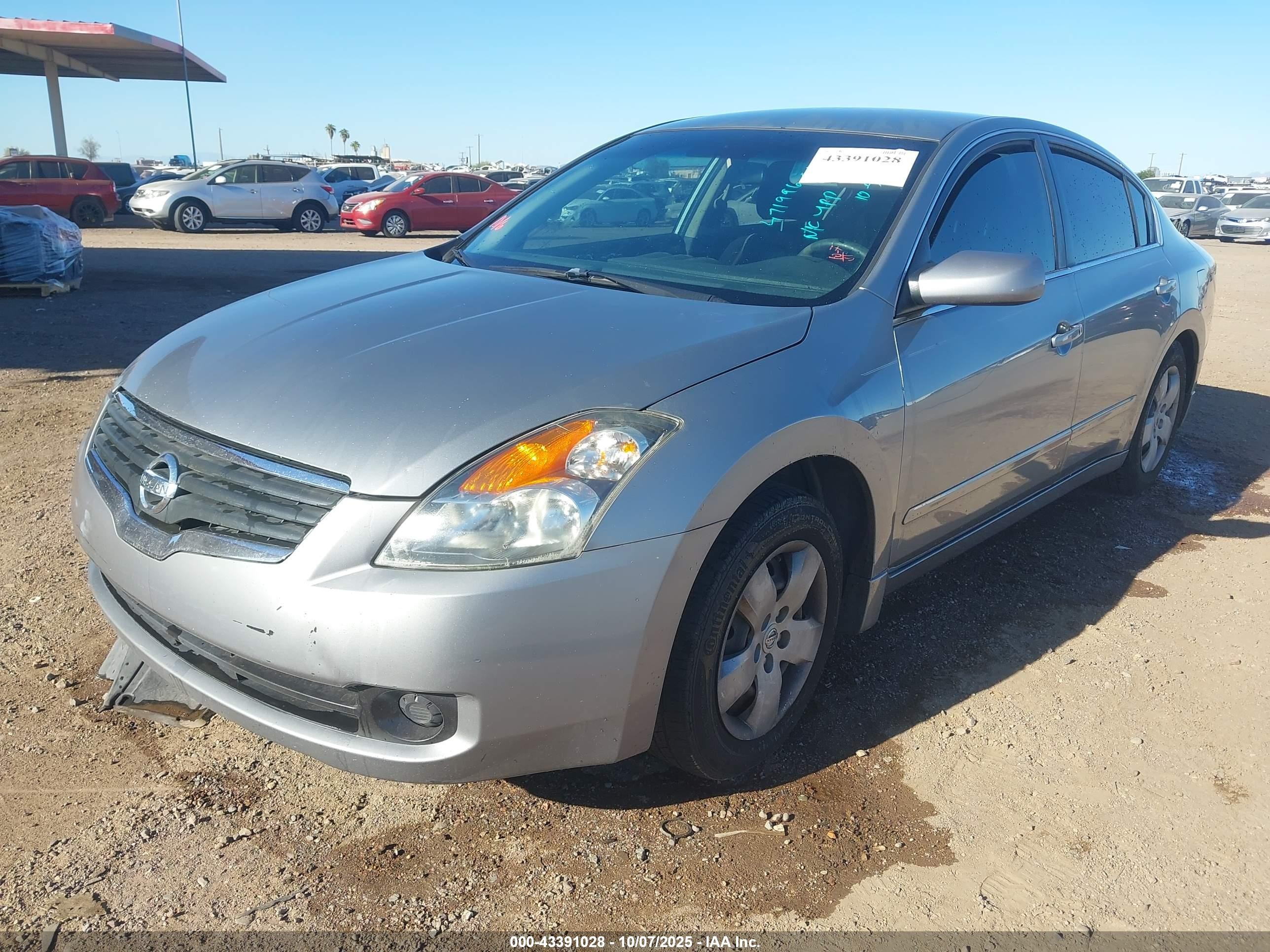 2007 Nissan Altima 2.5 S Gray vin: 1N4AL21EX7N471996