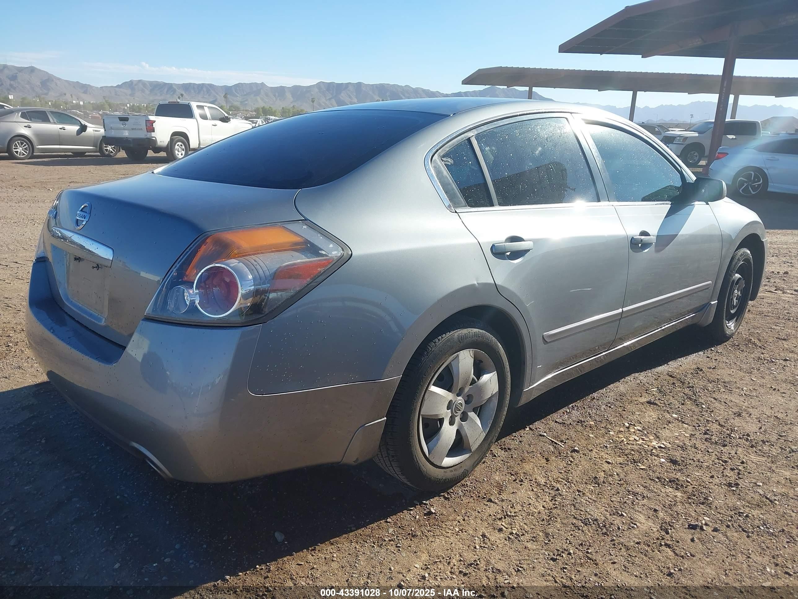 2007 Nissan Altima 2.5 S Gray vin: 1N4AL21EX7N471996