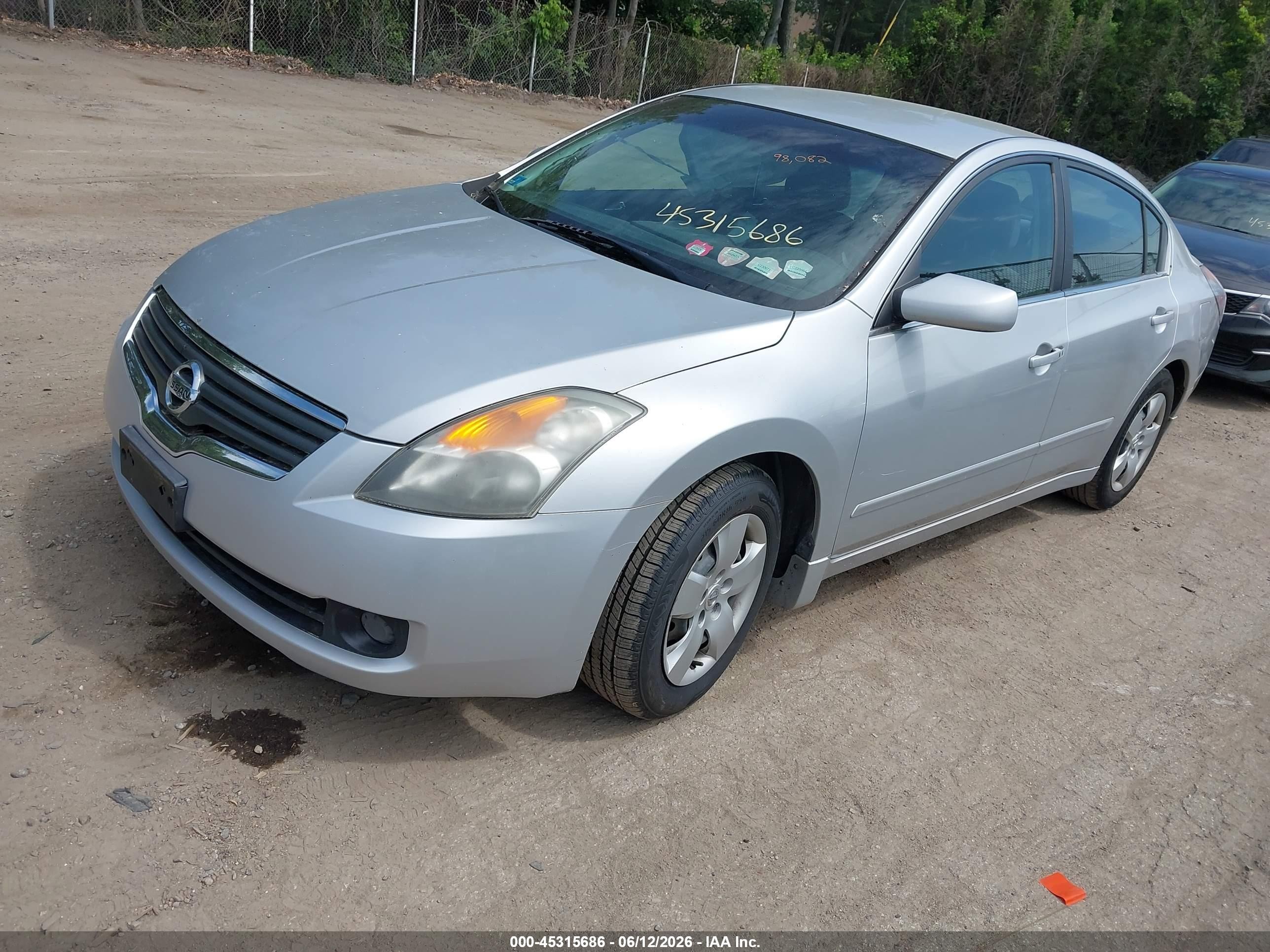 2007 Nissan Altima 2.5 S Silver vin: 1N4AL21EX7N494002