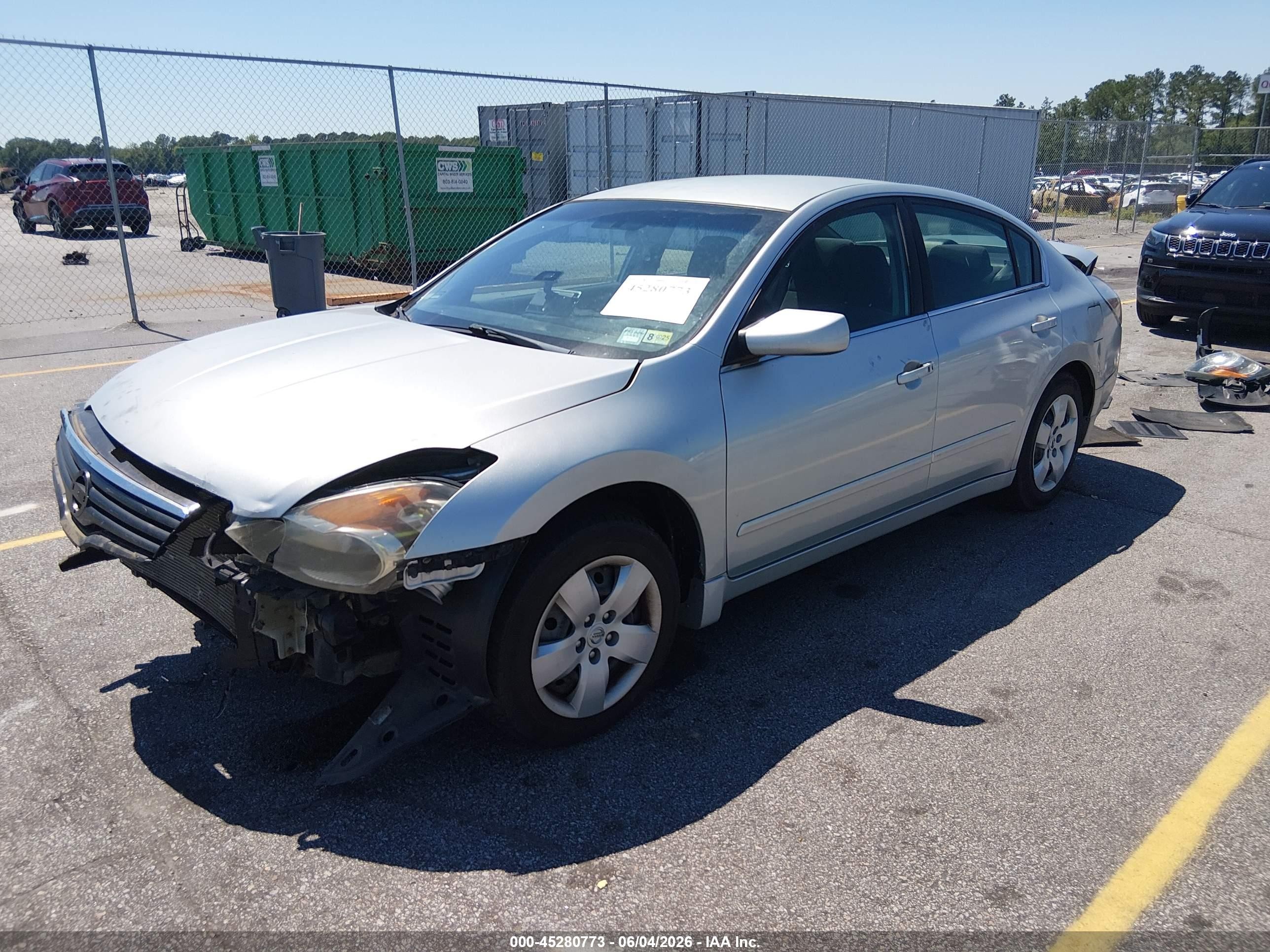 2008 Nissan Altima 2.5 S Silver vin: 1N4AL21EX8C165507