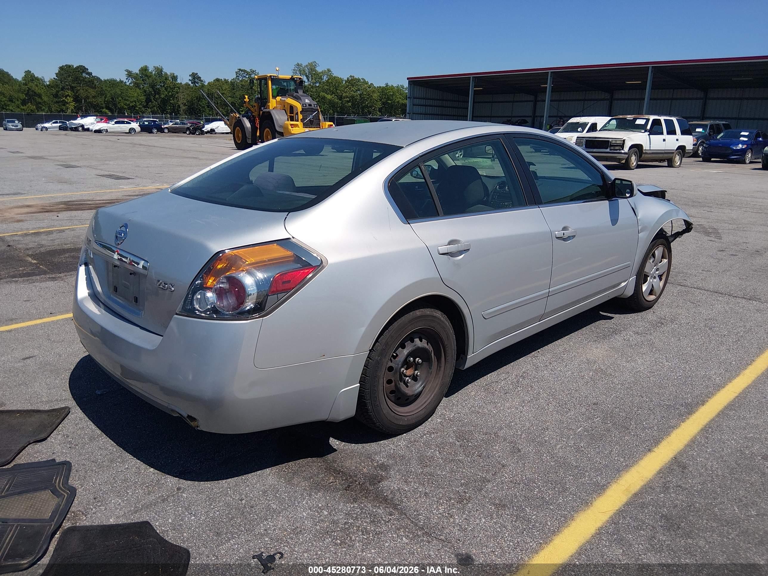 2008 Nissan Altima 2.5 S Silver vin: 1N4AL21EX8C165507