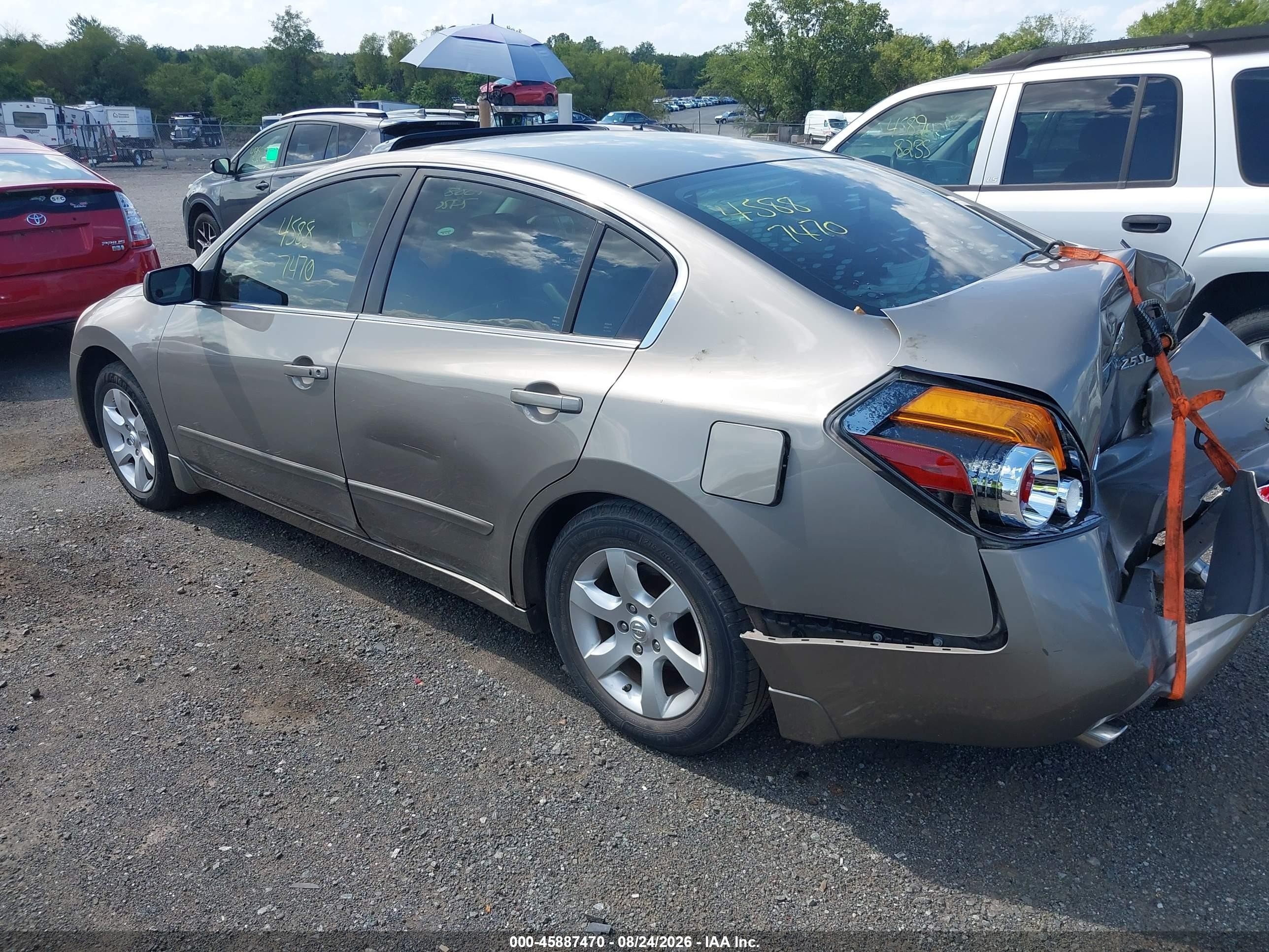 2008 Nissan Altima 2.5 Sl Серый vin: 1N4AL21EX8C206329