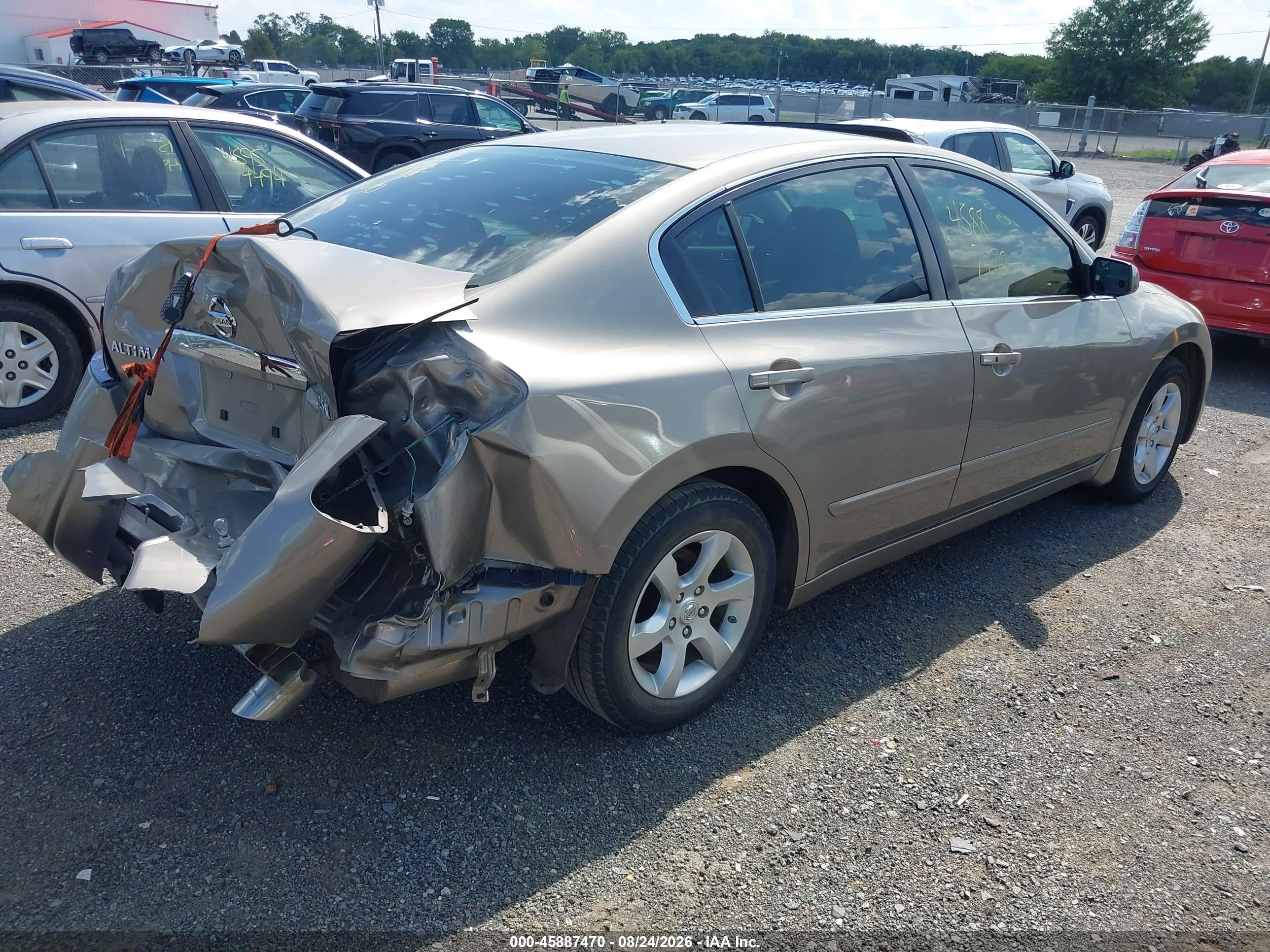 2008 Nissan Altima 2.5 Sl Серый vin: 1N4AL21EX8C206329
